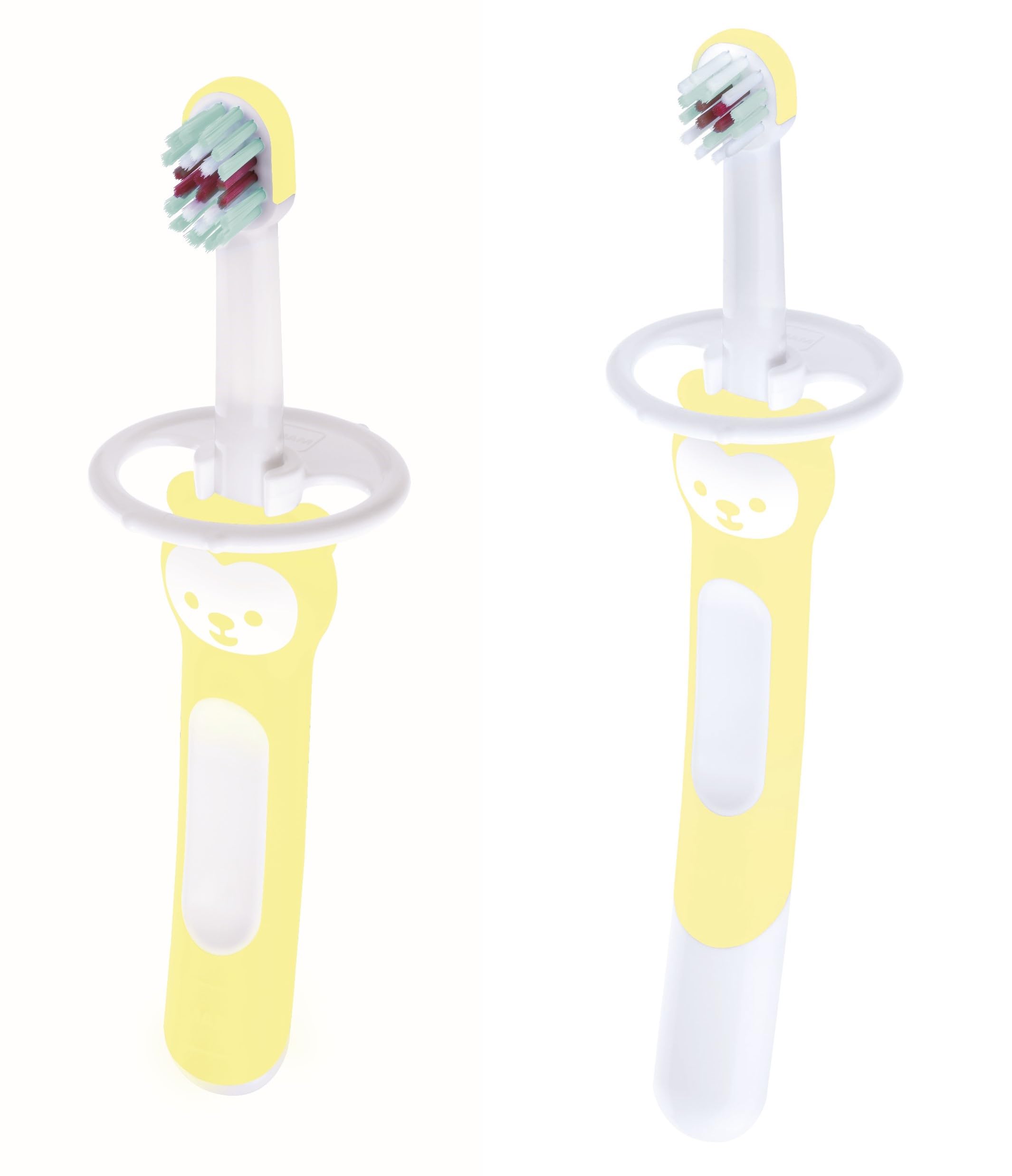 mam-set-de-2-cepillos-de-dientes-de-aprendizaje-para-beb-extra-largo-para-limpie image 1