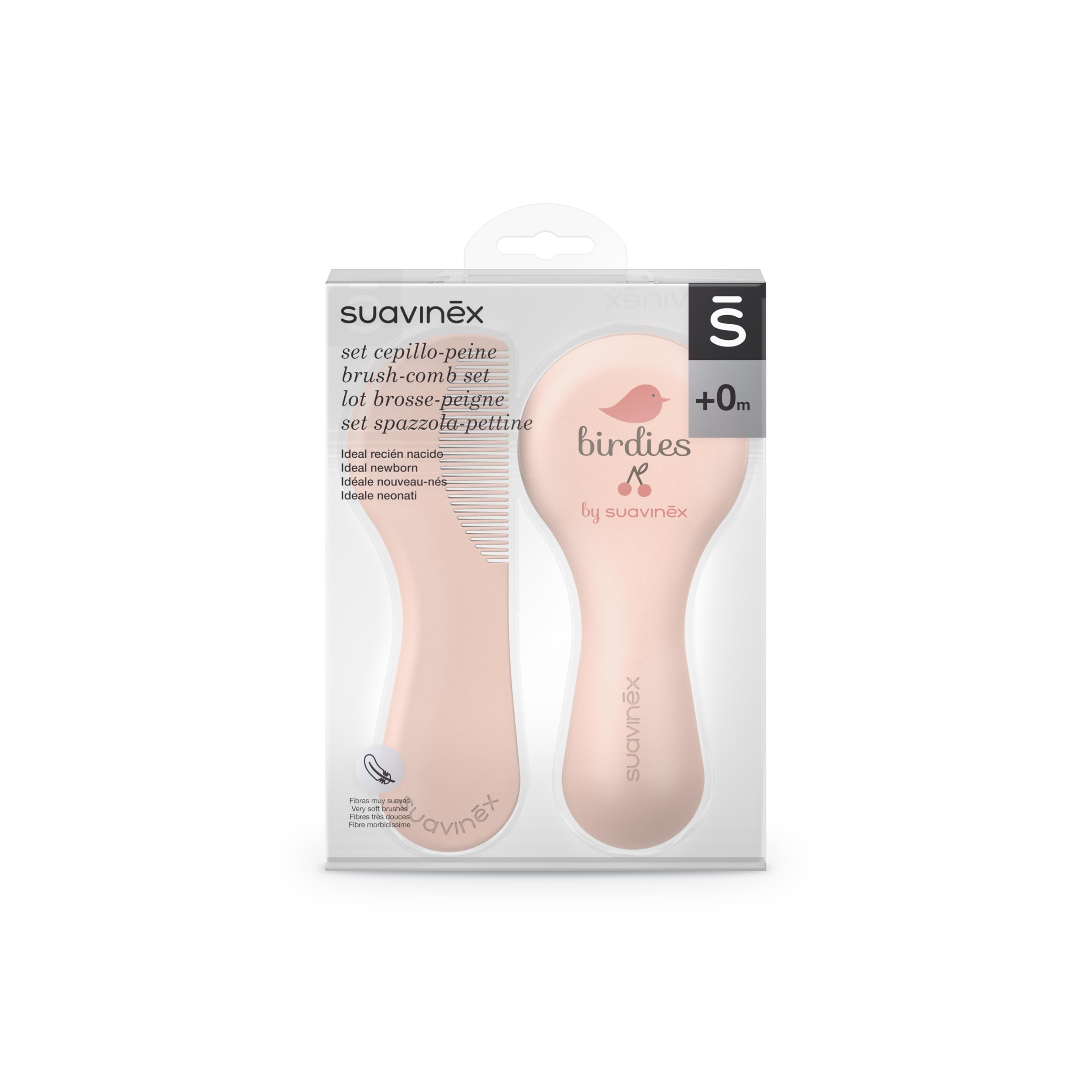 suavinex-set-cepillo-y-peine-para-beb-ideal-reci-n-nacidos-fibras-suaves-sin-tir image 2