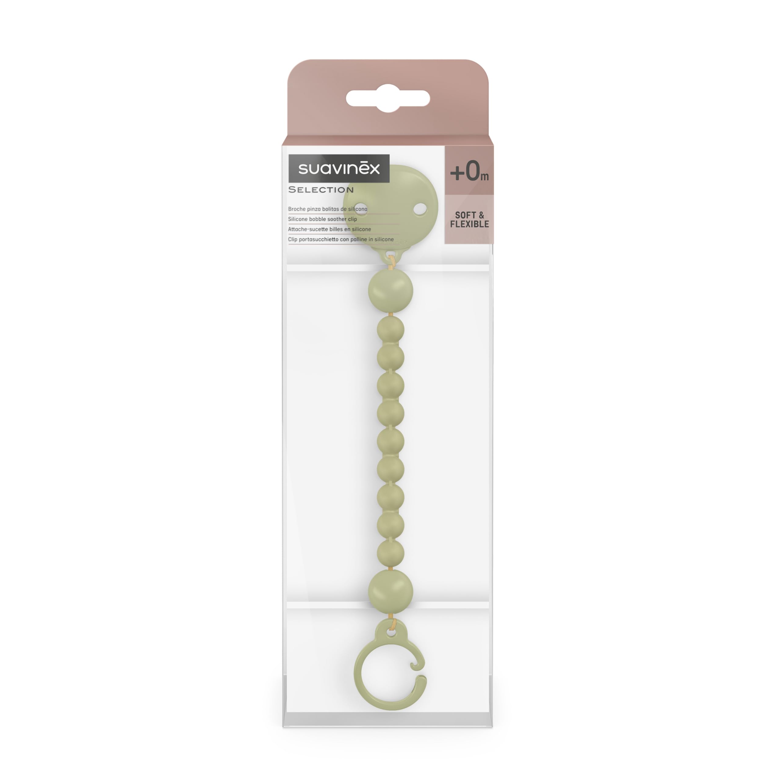 suavinex-colour-essence-turtle-green-broche-pinza-chupetero-de-silicona-de-una-s image 2