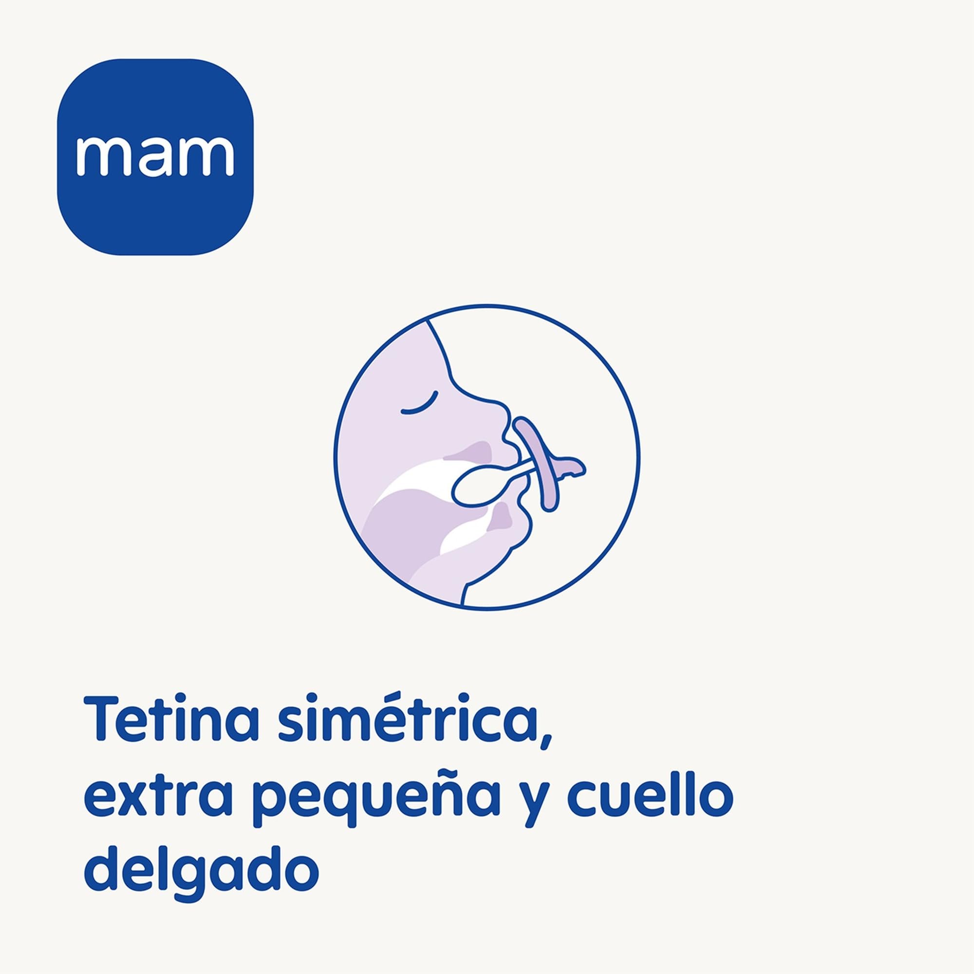 mam-comfort-chupete-reci-n-nacidos-0-3-meses-azul-2-uds-chupete-100-silicona-de- image 2