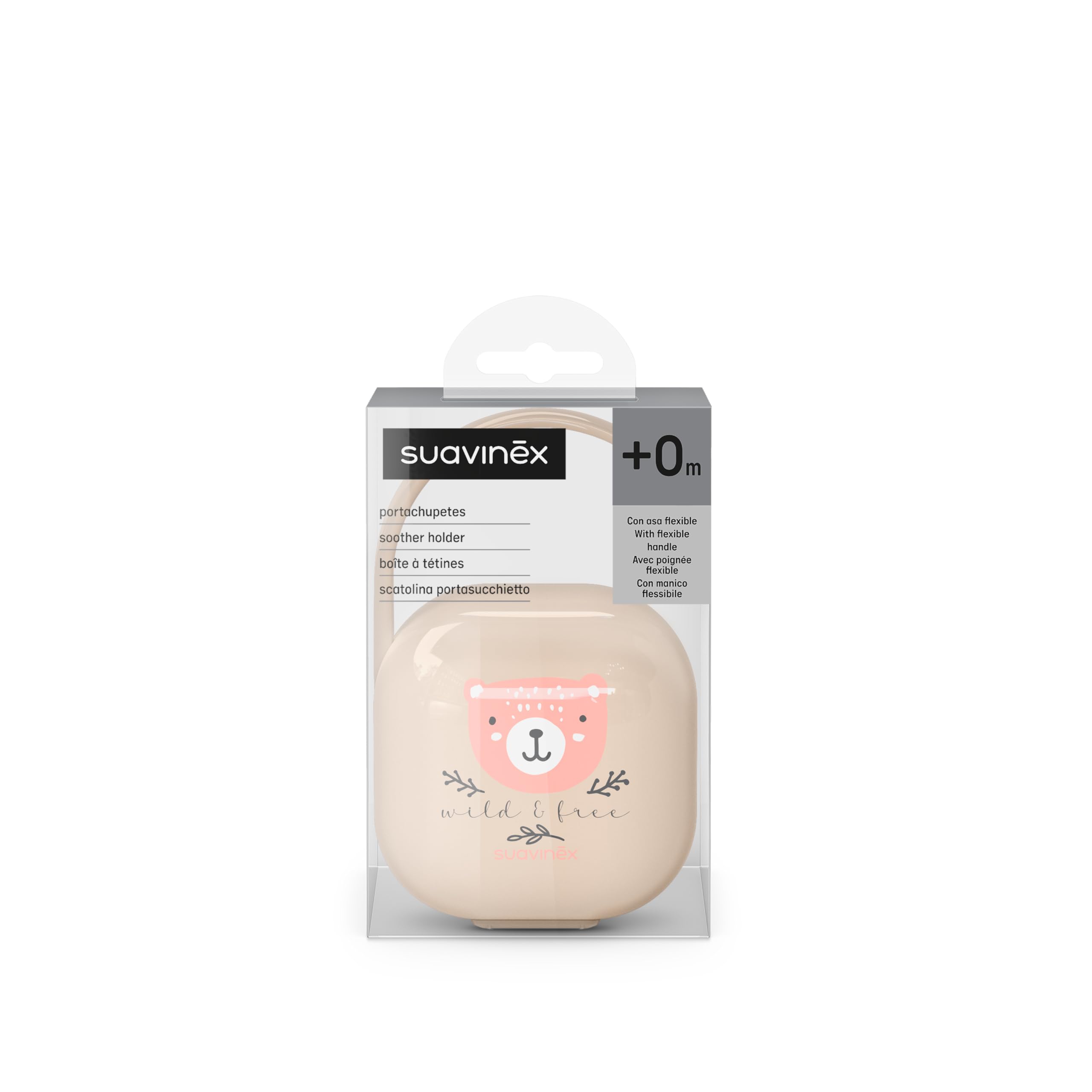suavinex-portachupete-wild-free-rosa-caja-r-gida-para-2-chupetes-con-asa-flexibl image 3