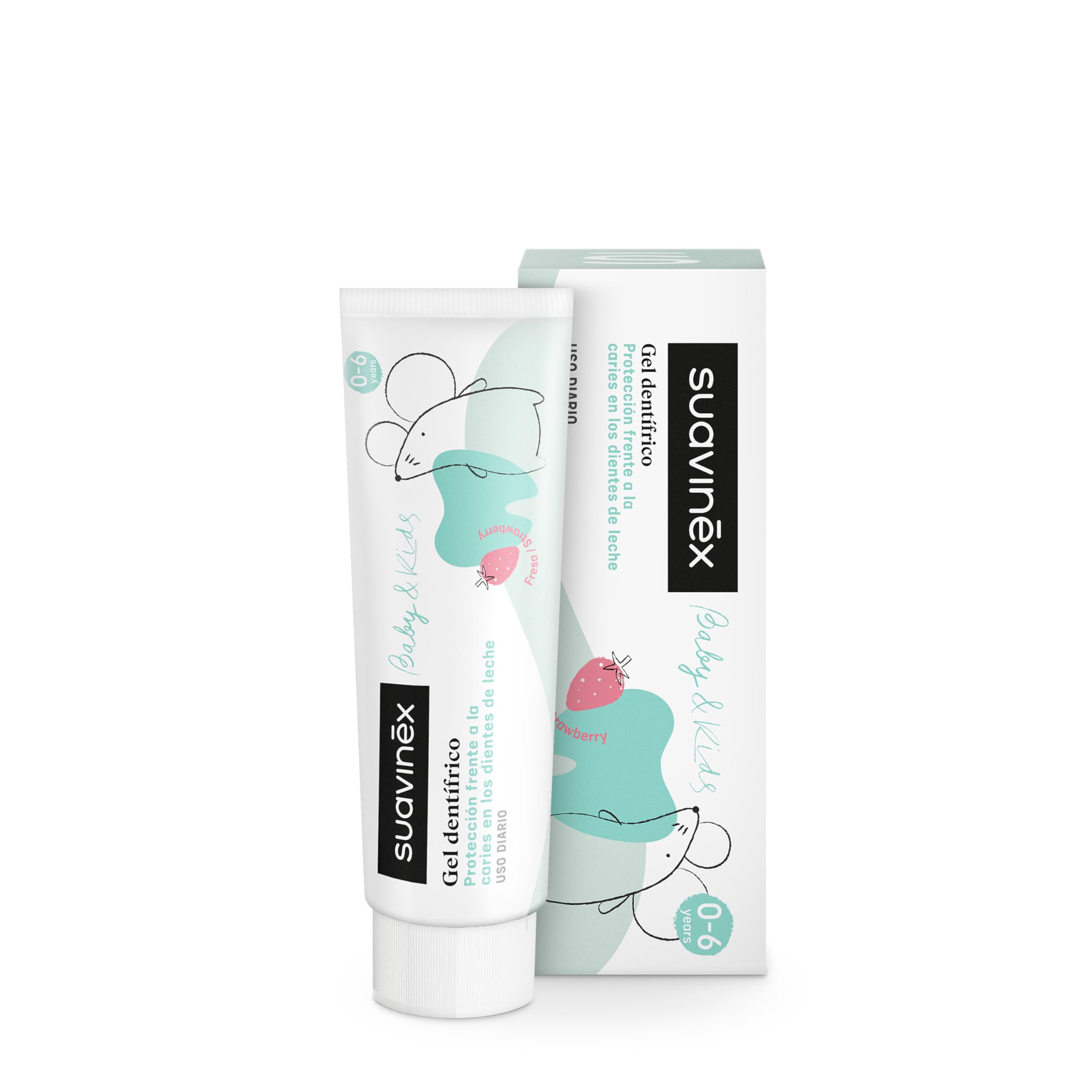 suavinex-pasta-de-dientes-beb-s-y-ni-os-1000-ppm-fl-or-gel-dent-frico-fresa-50-m image 1