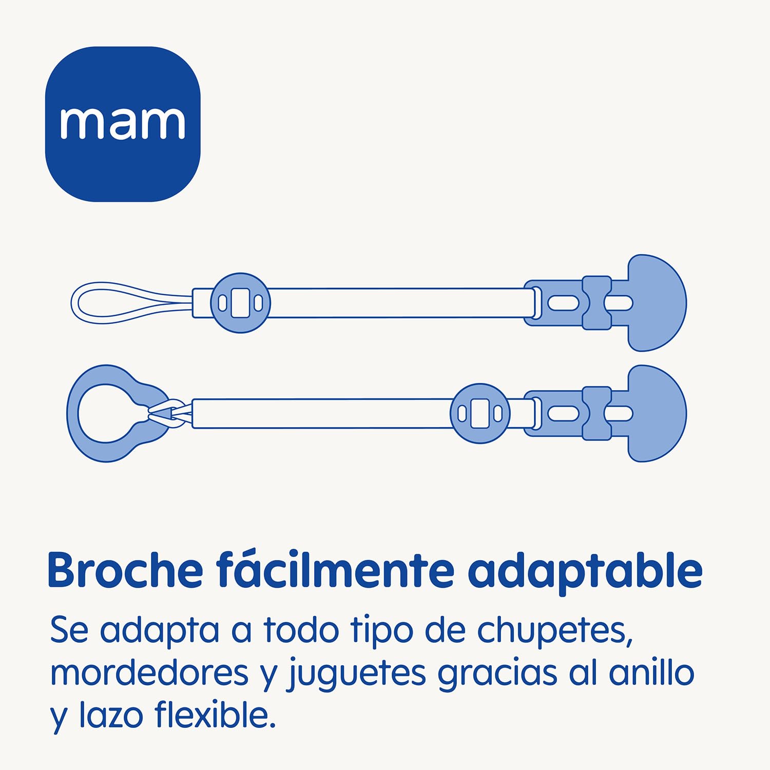 mam-broche-chupetero-universal-con-longitud-ajustable-cubierta-de-tetina-y-lavab image 2