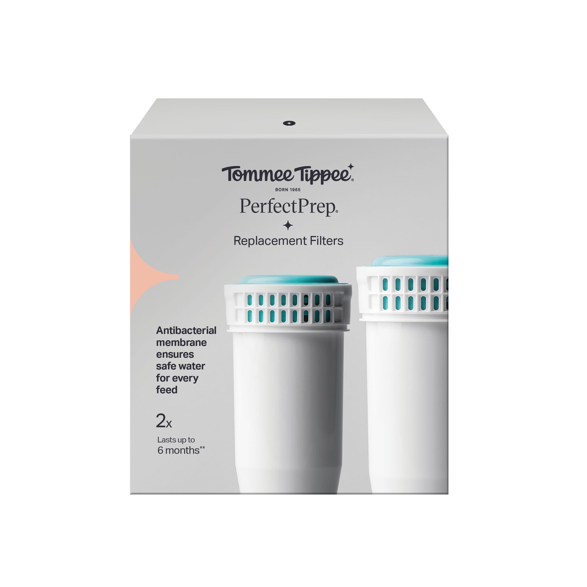 tommee-tippee-filtro-de-recambio-perfect-prep-pack-2-antibacteriano-con-membrana image 2