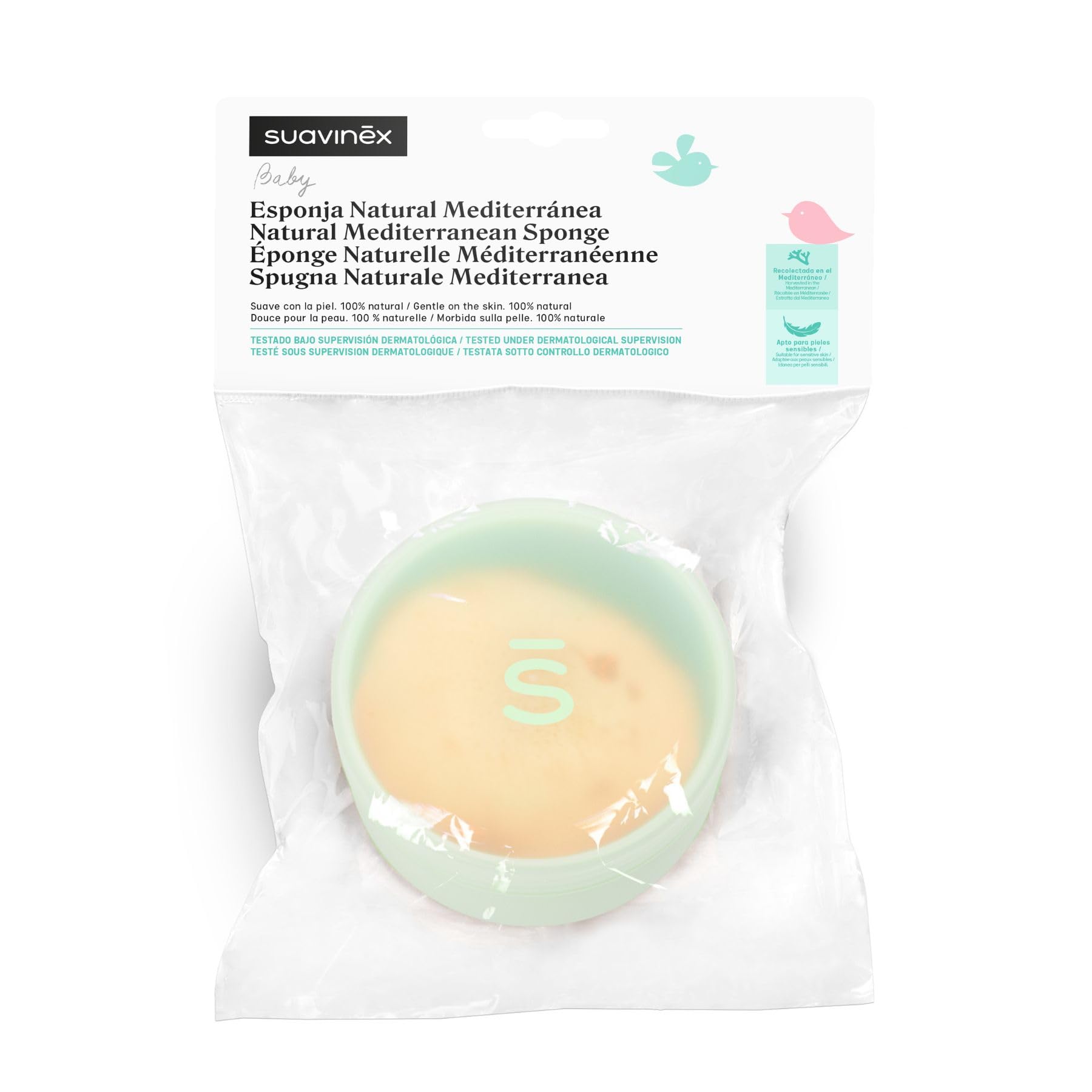 suavinex-esponja-de-mar-100-natural-para-beb-reci-n-nacido-muy-suave-y-absorbent image 2