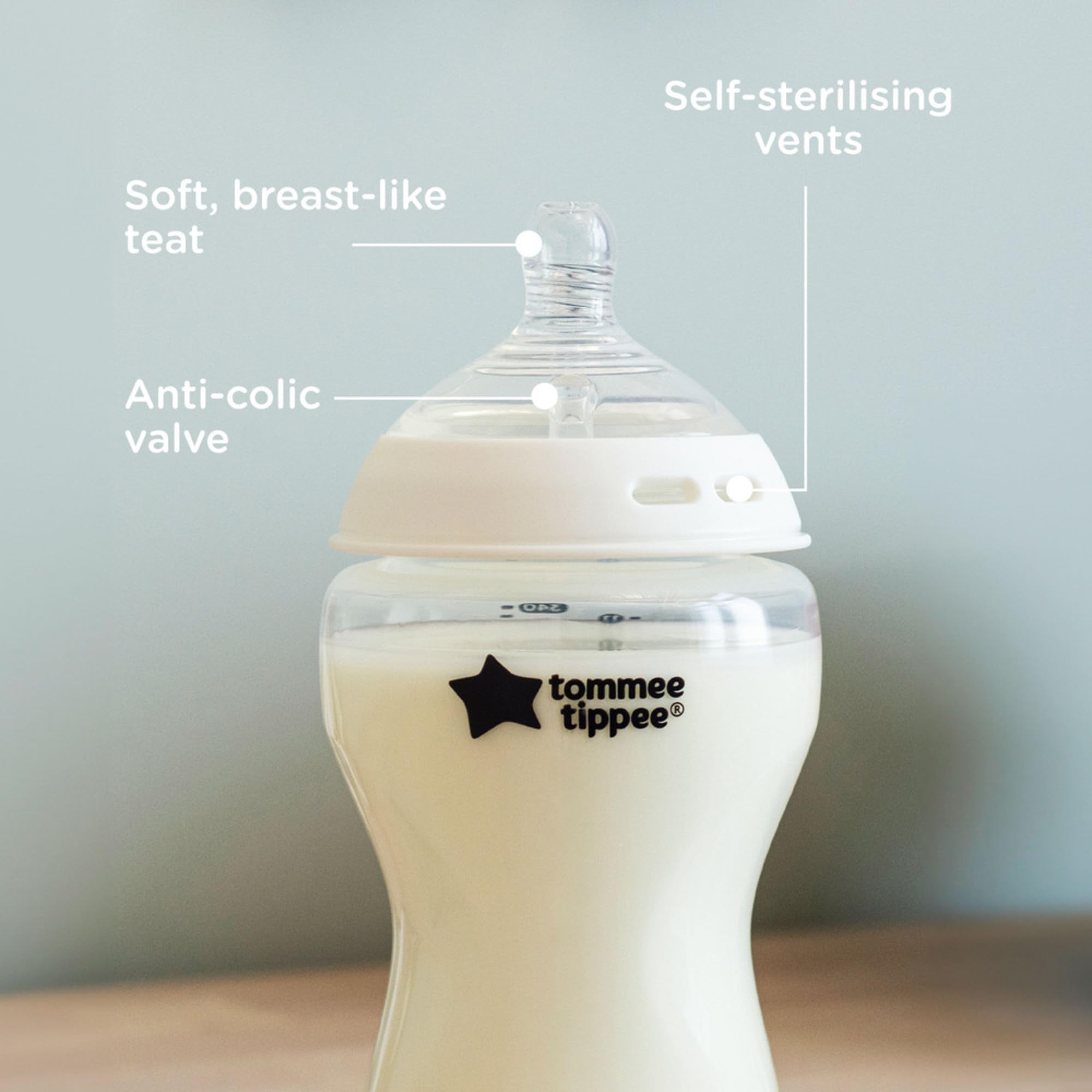 tommee-tippee-natural-start-biber-n-antic-licos-340-ml-3-meses-tetina-similar-al image 3