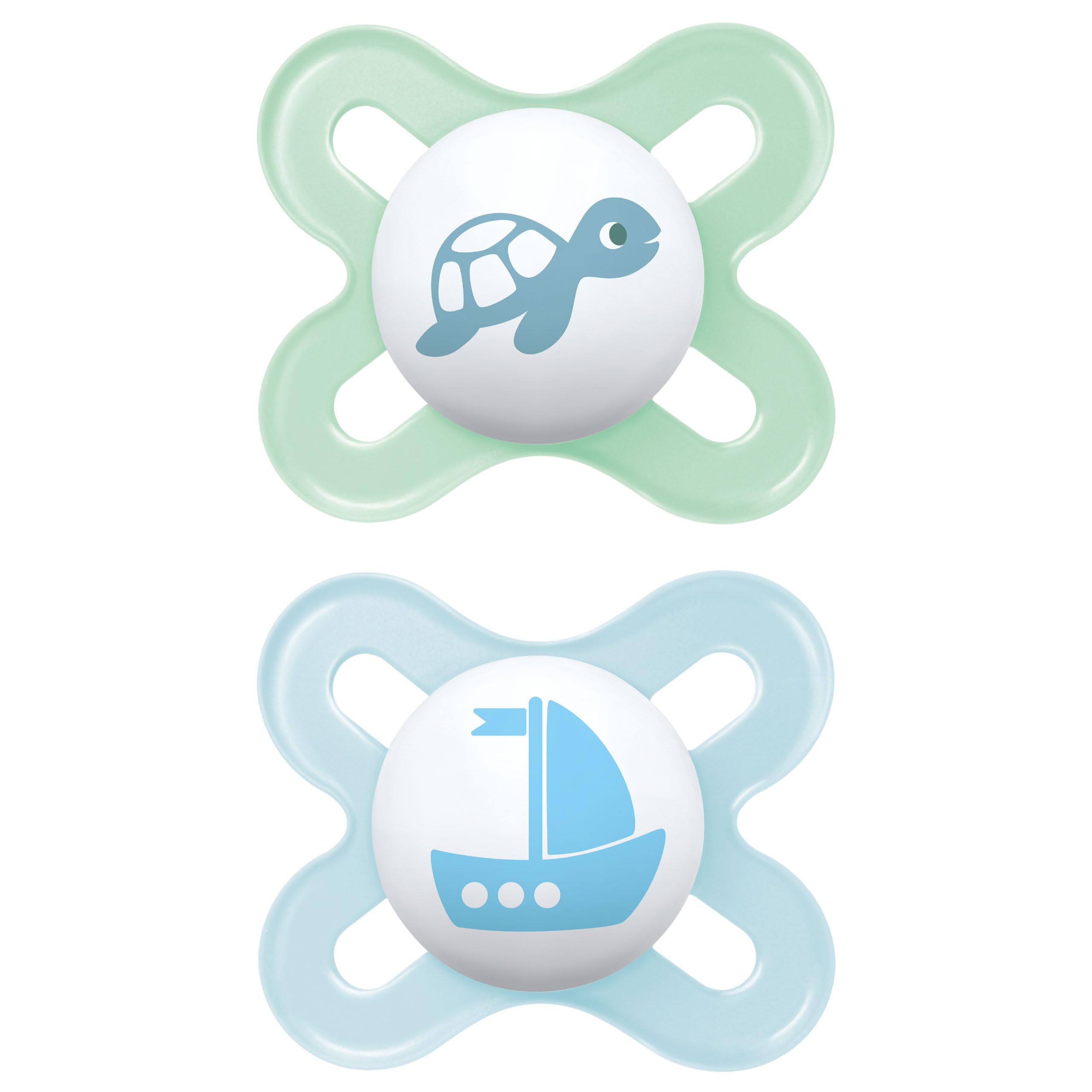 mam-chupete-original-0-2-meses-azul-brillante-2-uds-tetina-sim-trica-de-silicona image 1