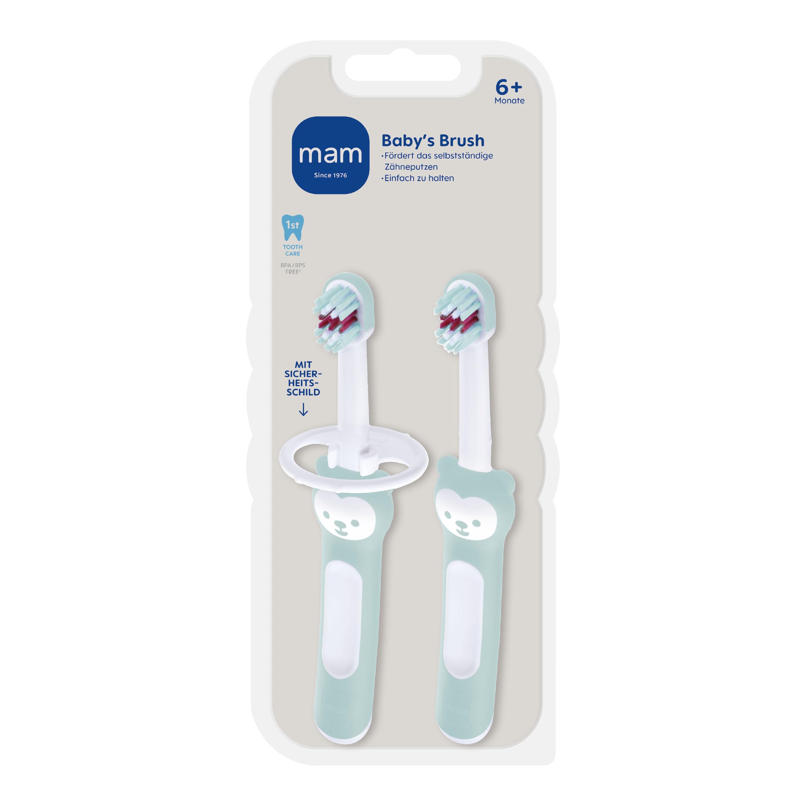 mam-baby-s-brush-cepillo-de-dientes-para-beb-pack-2-uds-6-meses-turquesa-mango-c image 2