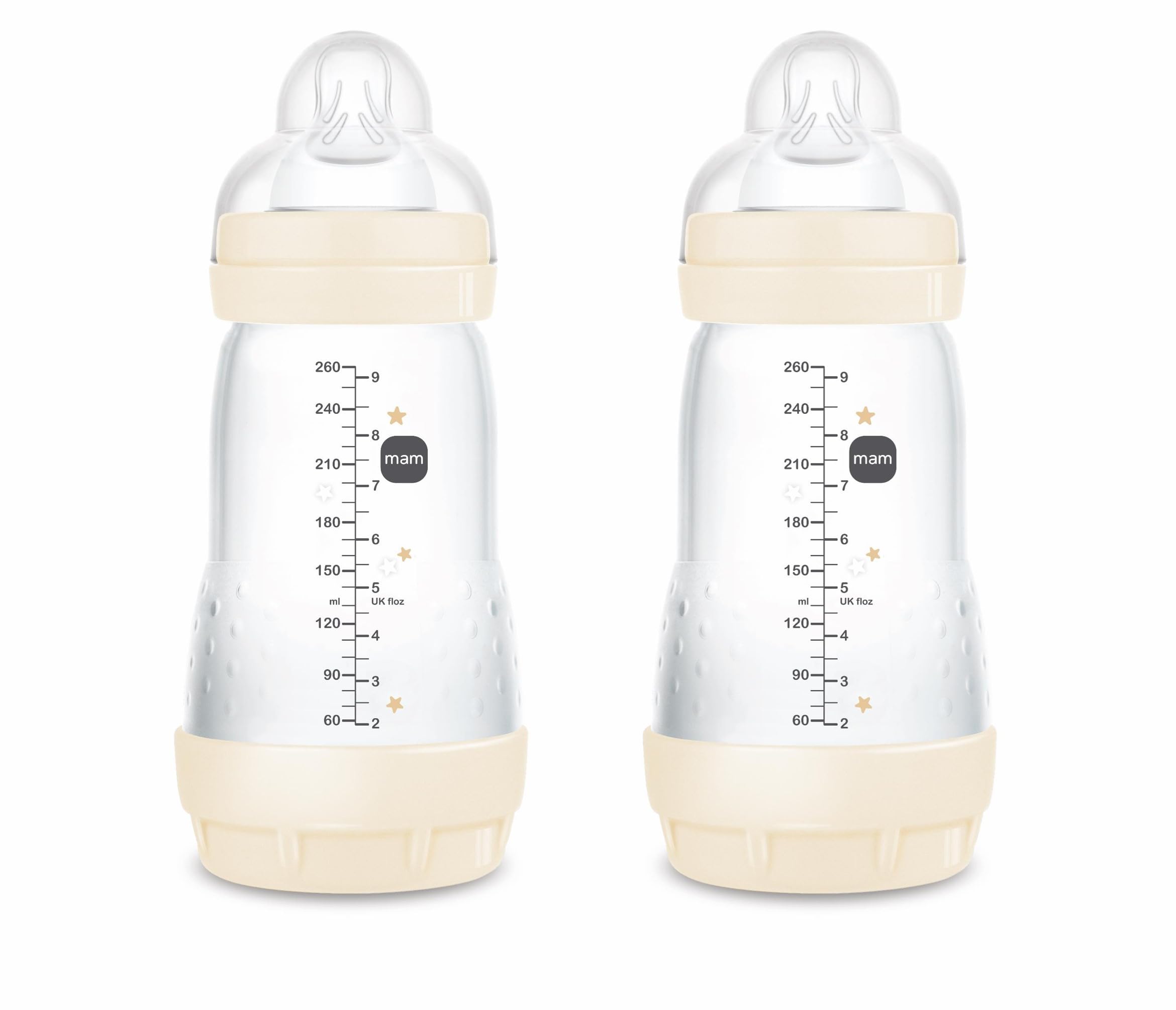 mam-easy-start-anti-colic-pack-2-biberones-260-ml-2-4-meses-tetina-2-de-flujo-me image 1