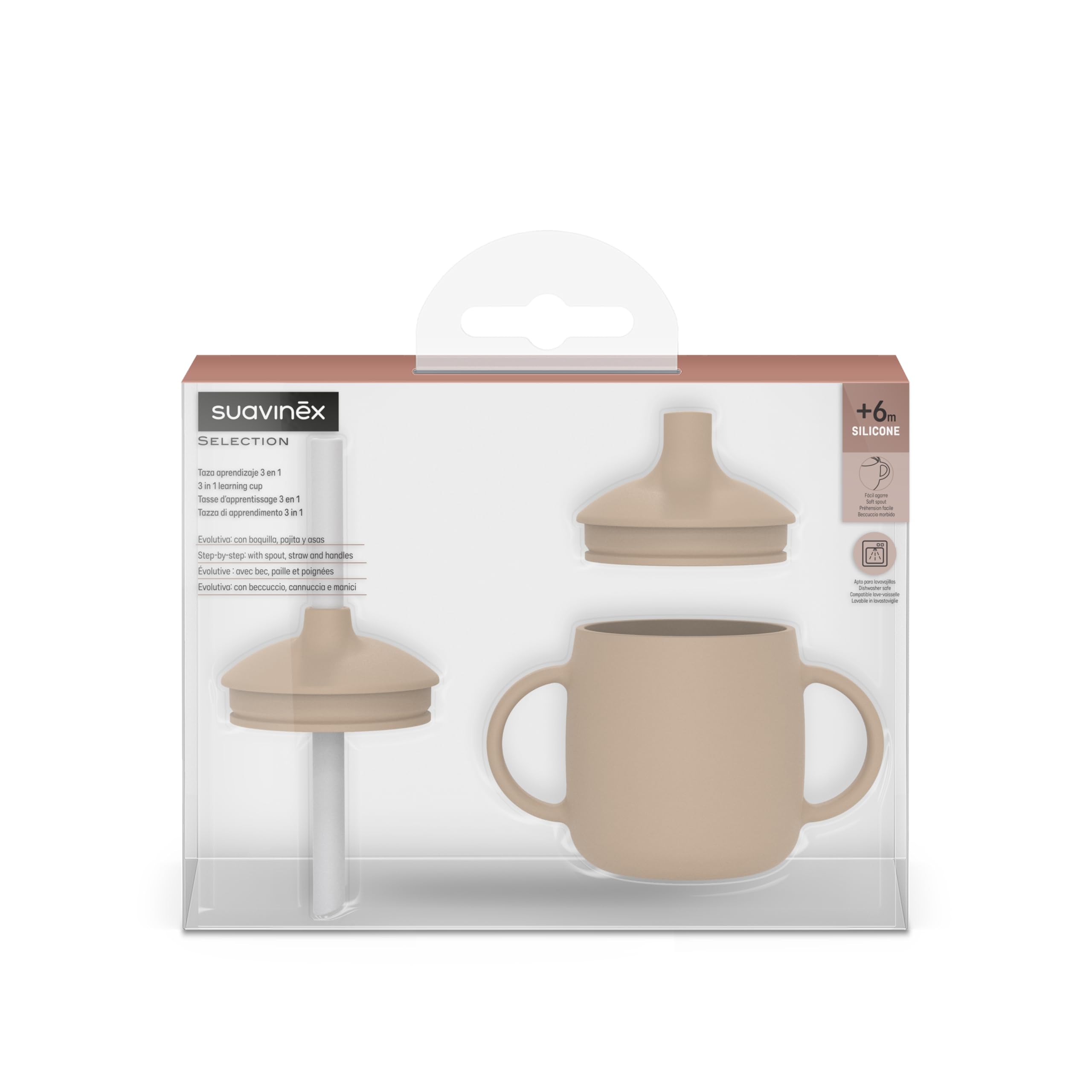 suavinex-vaso-aprendizaje-3-en-1-beige-vaso-evolutivo-de-silicona-con-boquilla-p image 4