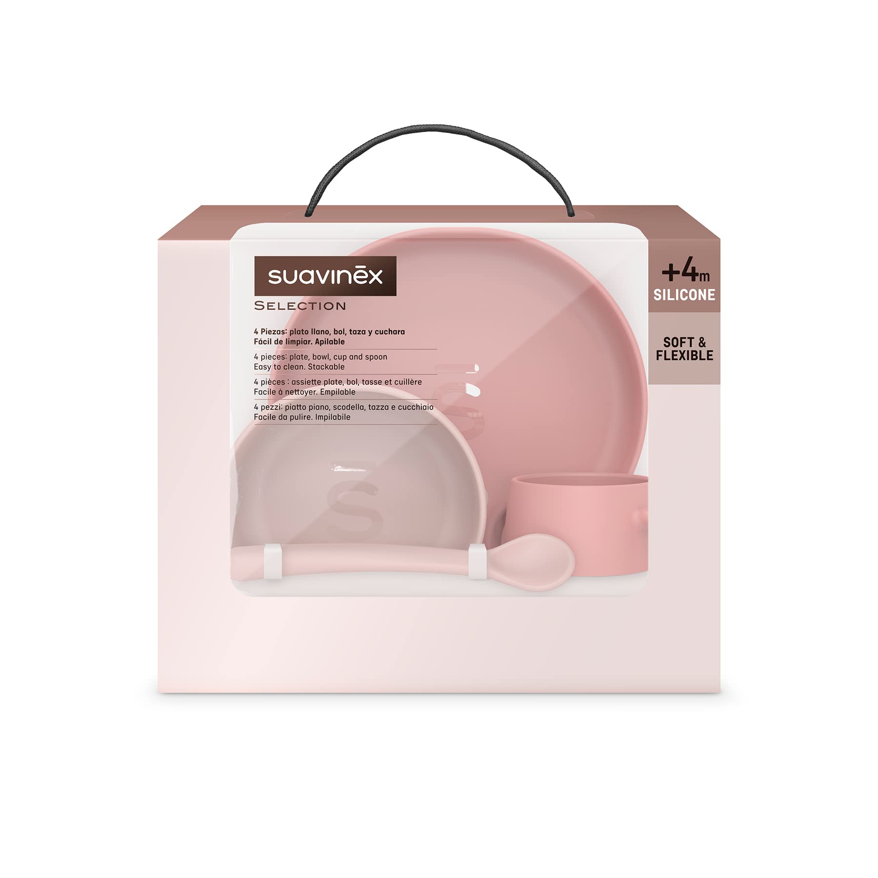 suavinex-vajilla-de-silicona-para-beb-colour-essence-con-ventosa-4-piezas-bol-35 image 2