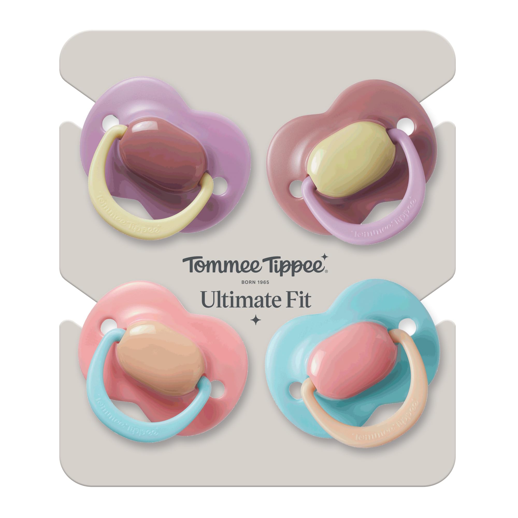 tommee-tippee-ultimate-fit-chupete-18-36-meses-pack-de-4-escudo-curvado-sim-tric image 7