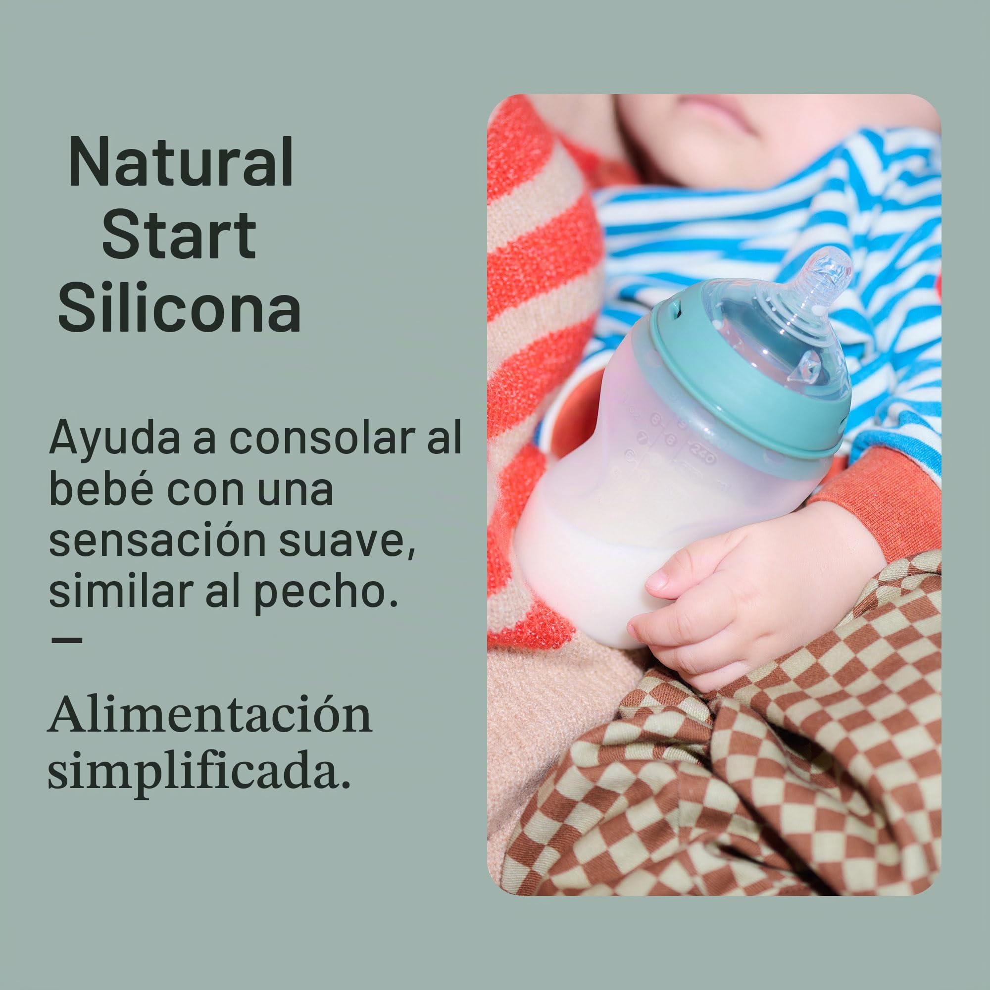 tommee-tippee-natural-start-biber-n-antic-licos-de-silicona-260-ml-con-tetina-de image 2