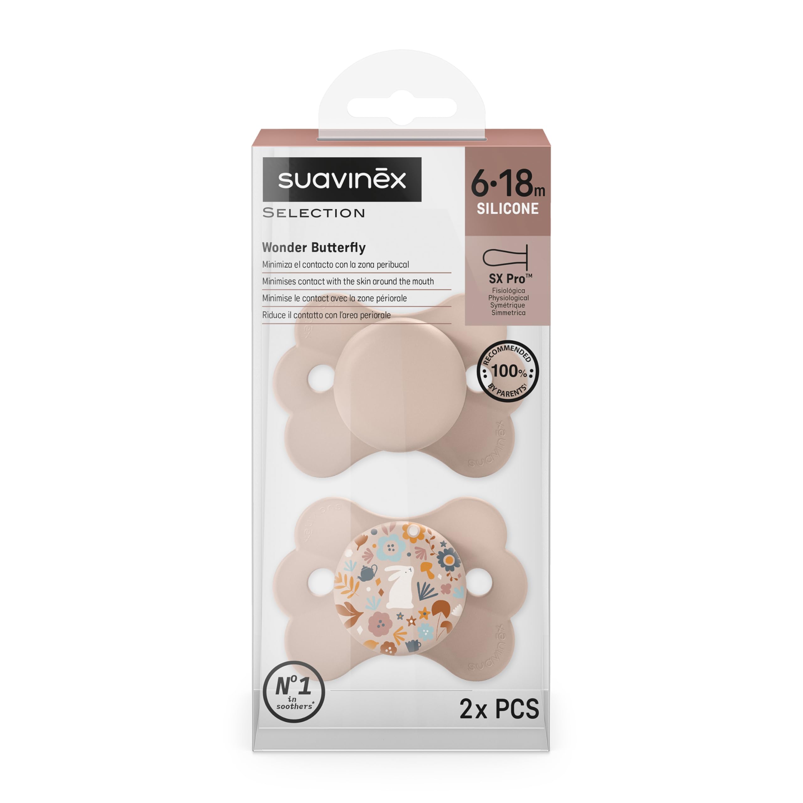 suavinex-pack-2-chupetes-wonderland-con-tetina-fisiol-gica-sx-pro-silicona-sim-t image 5