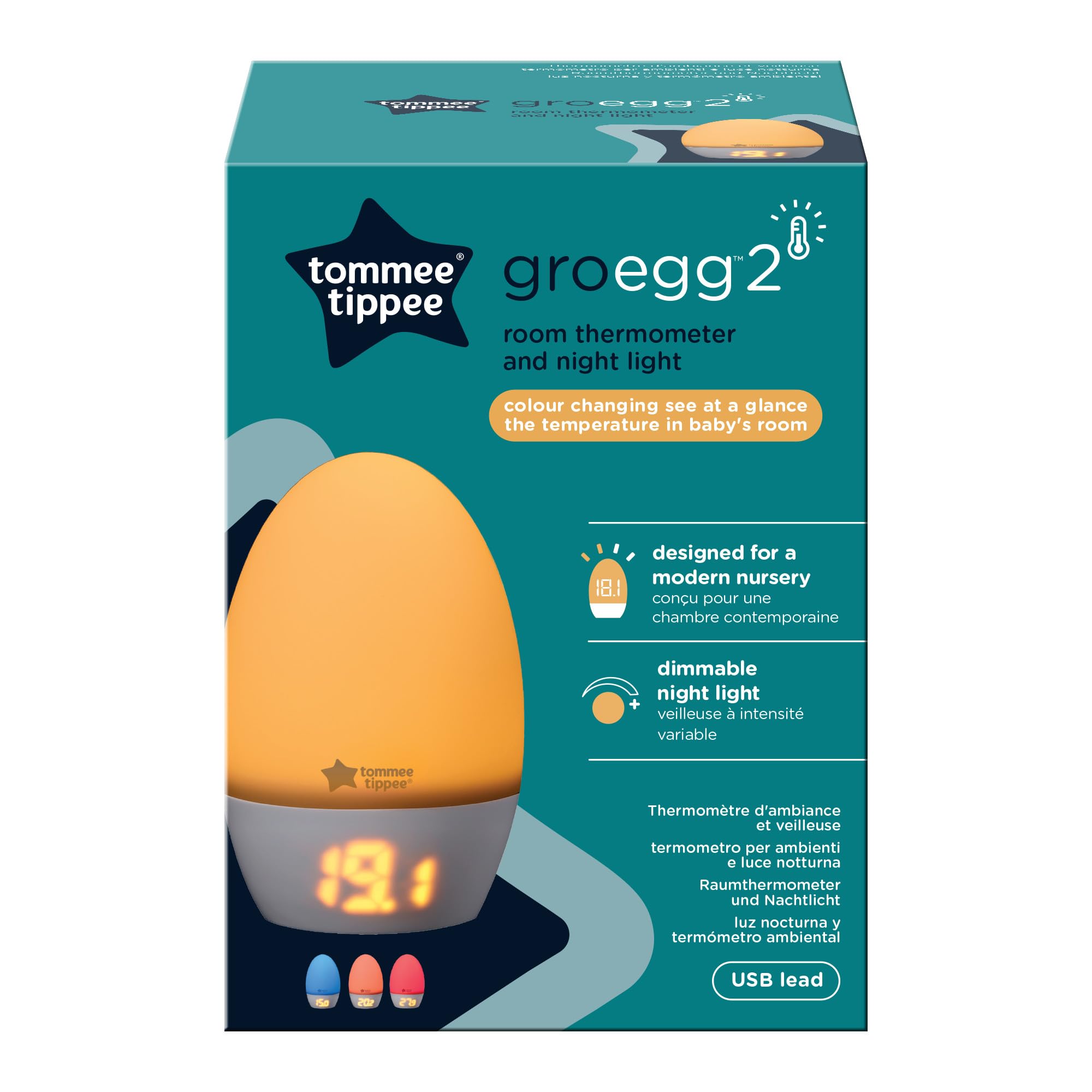 tommee-tippee-groegg2-term-metro-digital-de-habitaci-n-con-luz-nocturna-de-color image 2