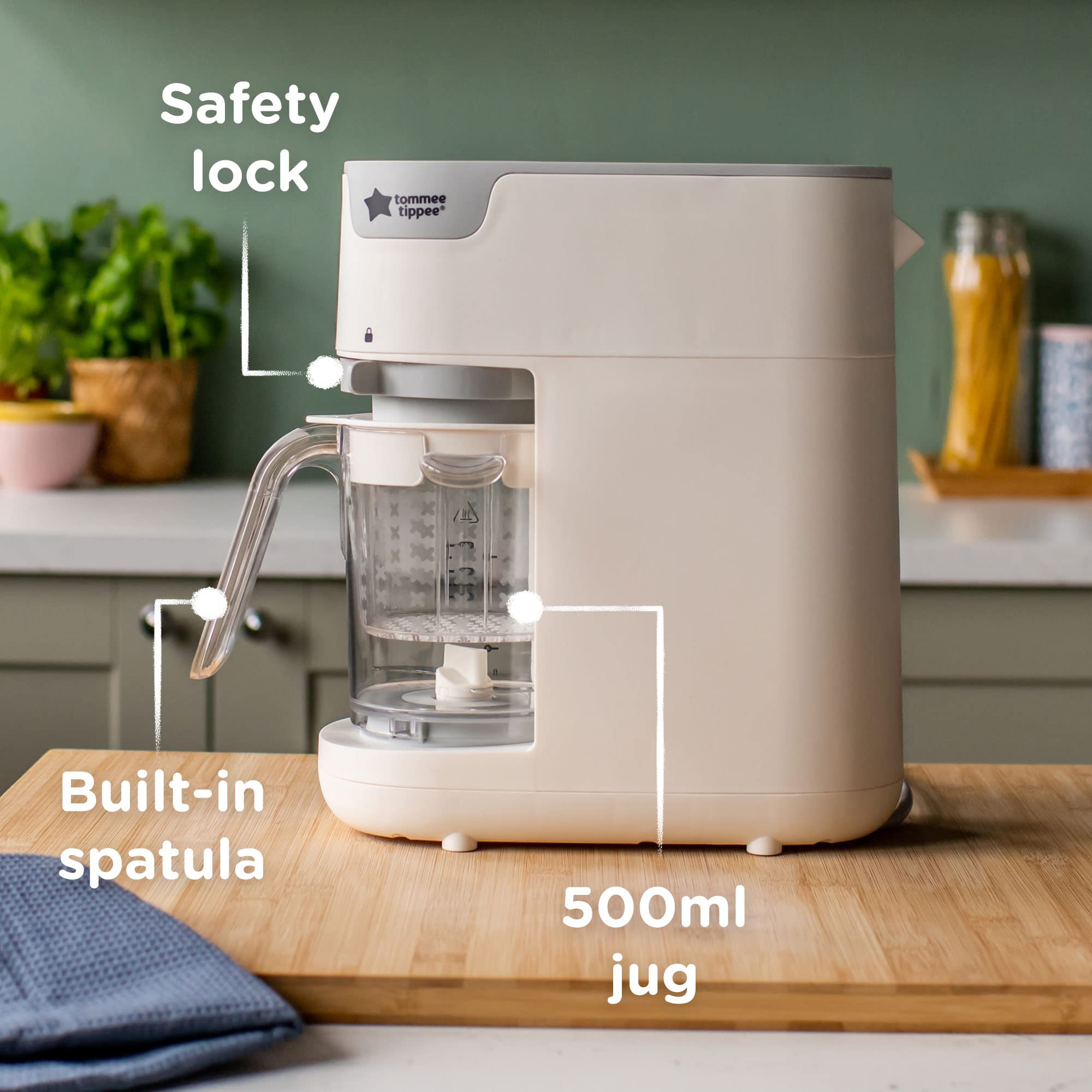 tommee-tippee-quick-cook-6-en-1-robot-cocina-para-beb-s-cocina-al-vapor-lic-a-pi image 3