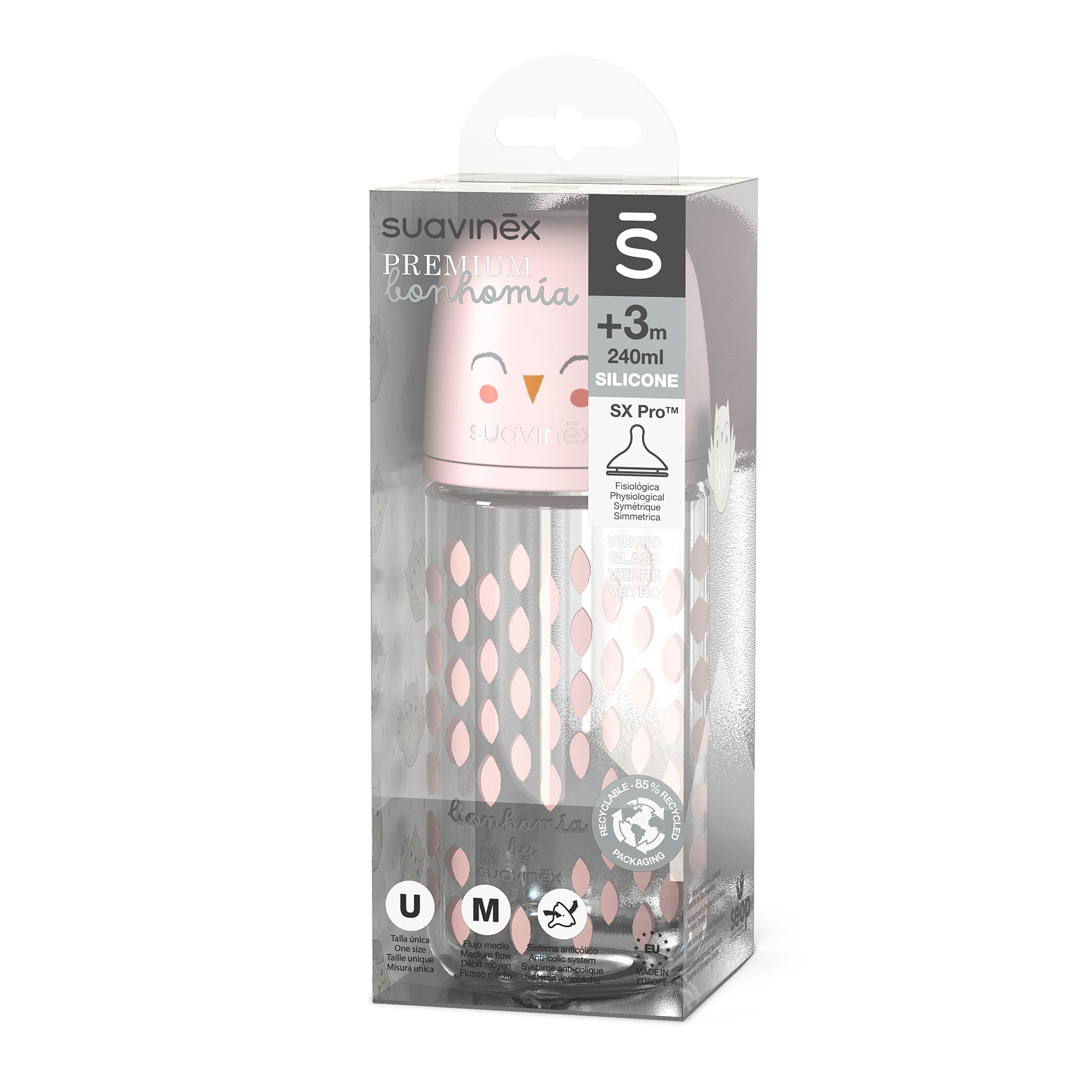 suavinex-bonhomia-rosa-pack-2-biberones-de-vidrio-antic-licos-con-tetina-fisiol- image 3