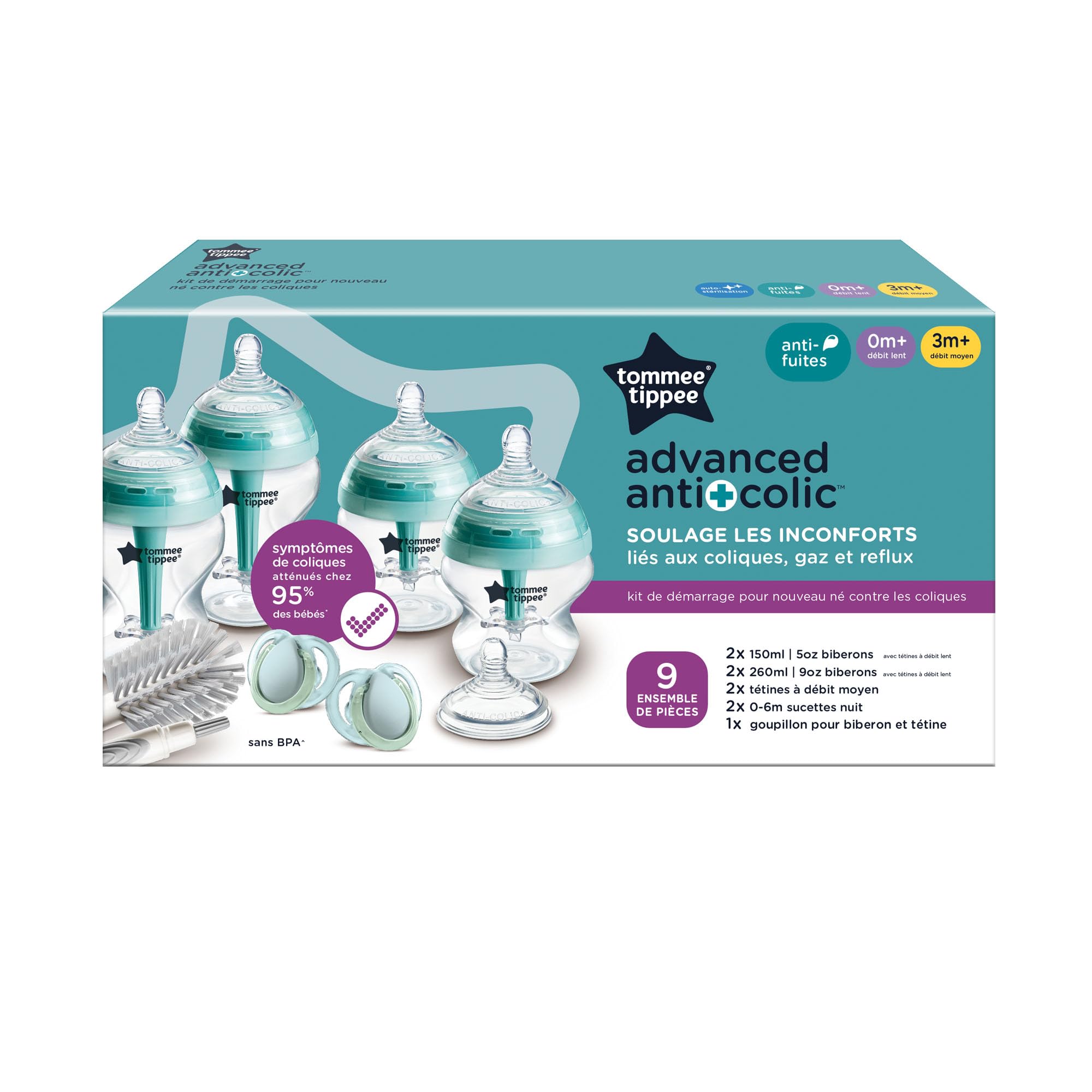 tommee-tippee-natural-start-set-antic-licos-ptimo-para-reci-n-nacidos-con-4-bibe image 2