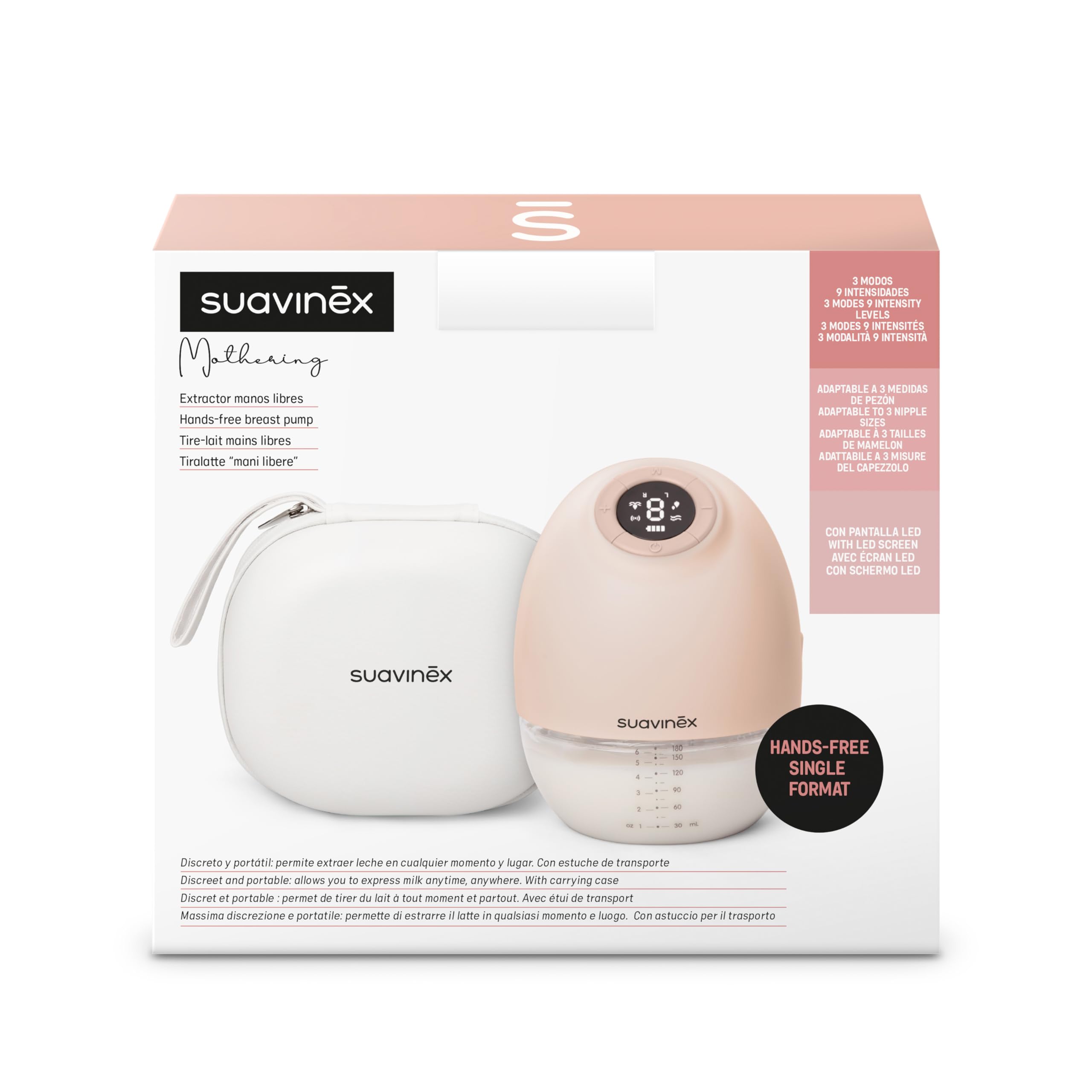 suavinex-extractor-de-leche-materna-manos-libres-sin-cables-sacaleches-el-ctrico image 8