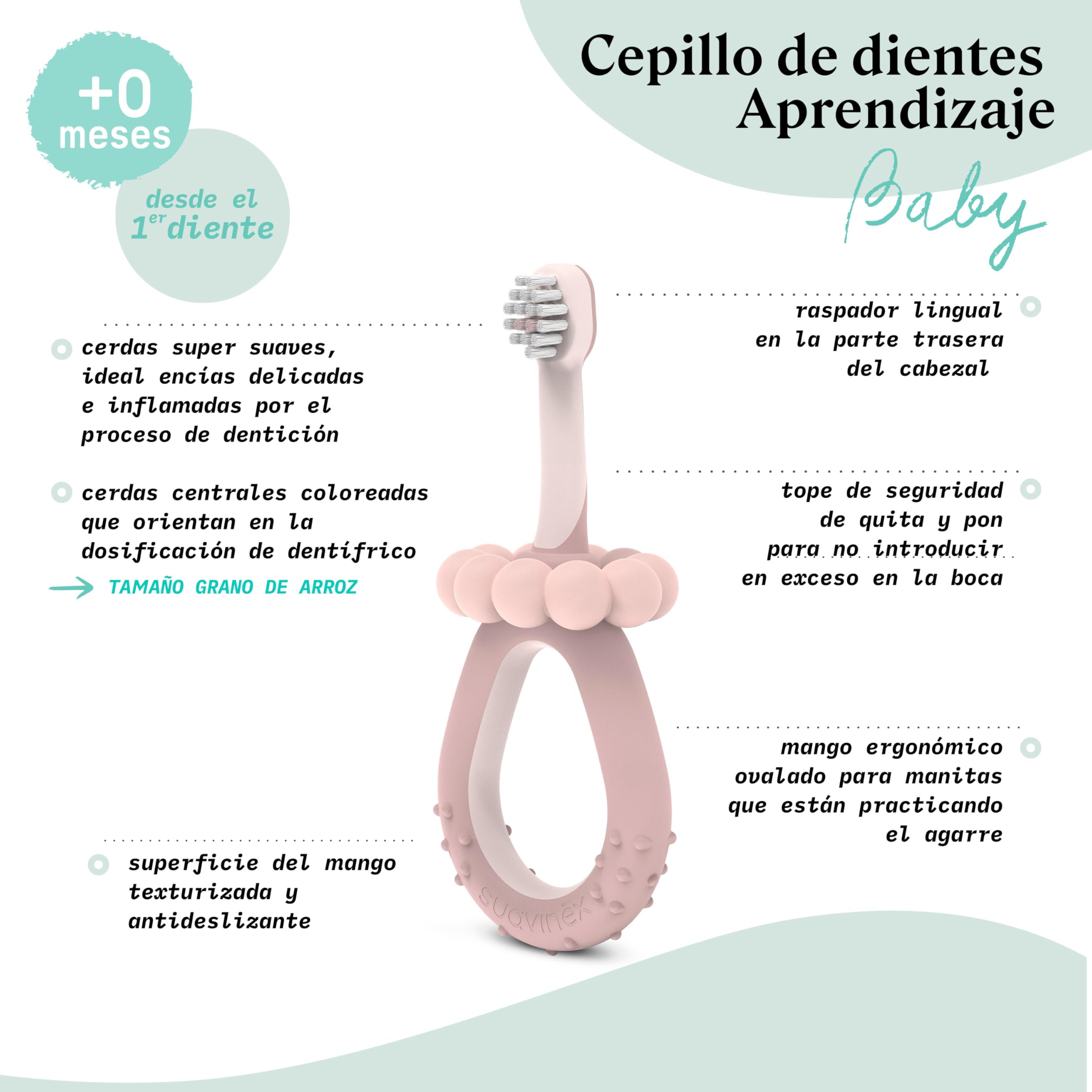 suavinex-cepillo-de-dientes-para-beb-0-2-a-os-cerdas-s-per-suaves-pbt-tope-de-se image 4