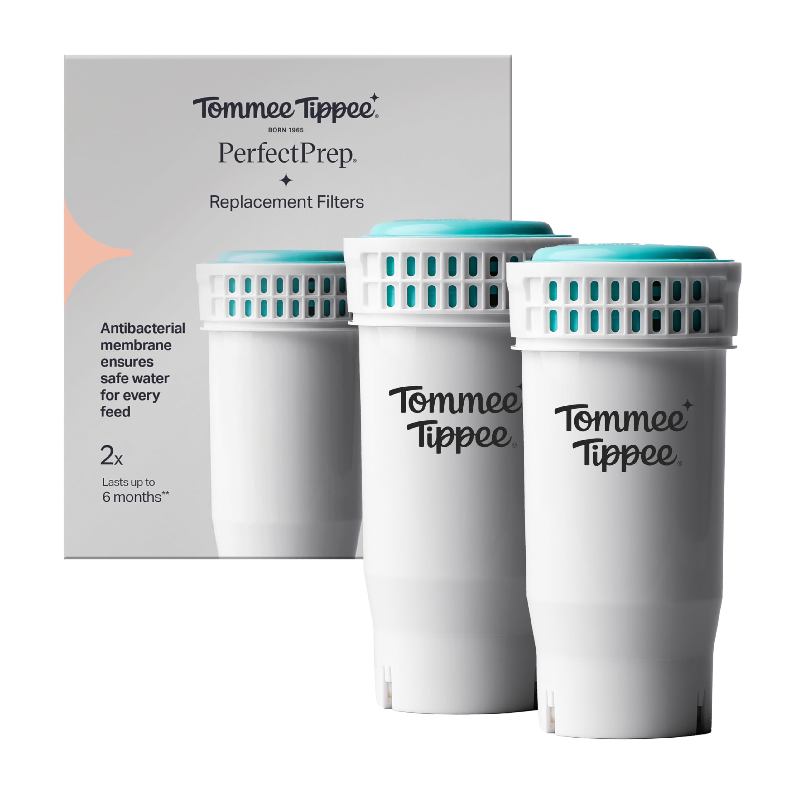 tommee-tippee-filtro-de-recambio-perfect-prep-pack-2-antibacteriano-con-membrana image 1