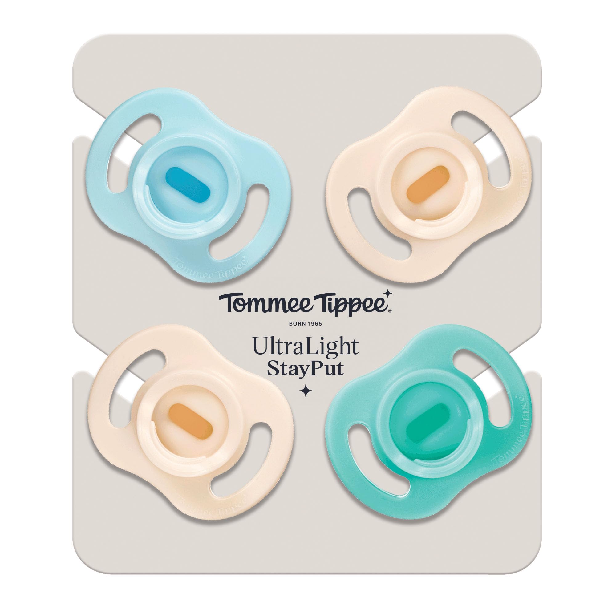 tommee-tippee-ultra-light-stayput-chupete-de-silicona-de-una-sola-pieza-0-6m-pac image 2