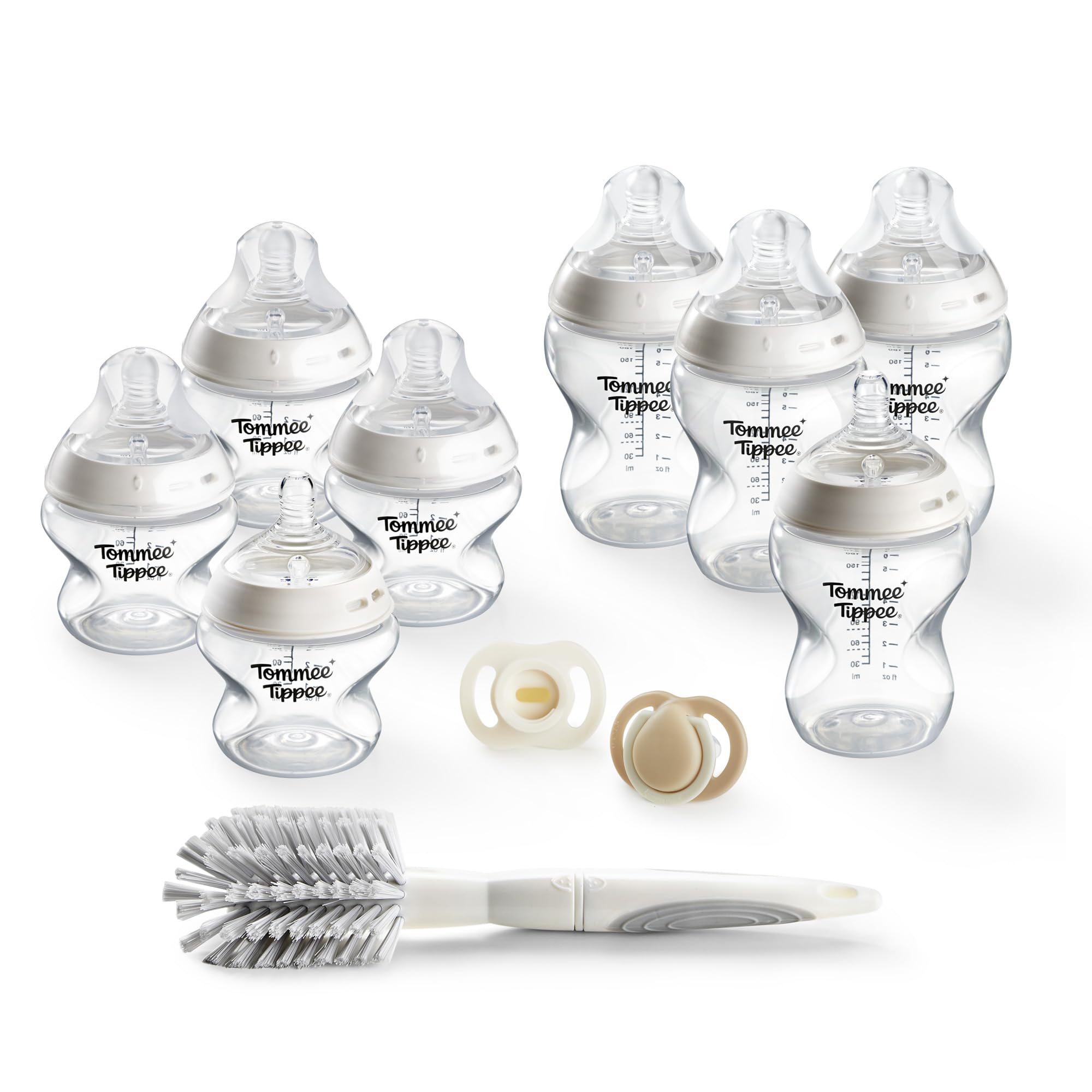 tommee-tippee-set-natural-start-11-piezas-biberones-150-ml-y-260-ml-con-autoeste image 1