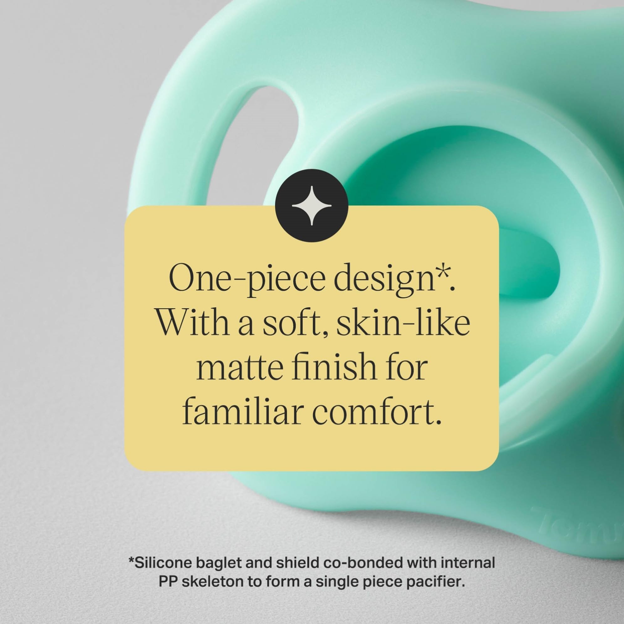 tommee-tippee-chupete-ultra-light-stayput-de-silicona-de-una-sola-pieza-6-18-mes image 6
