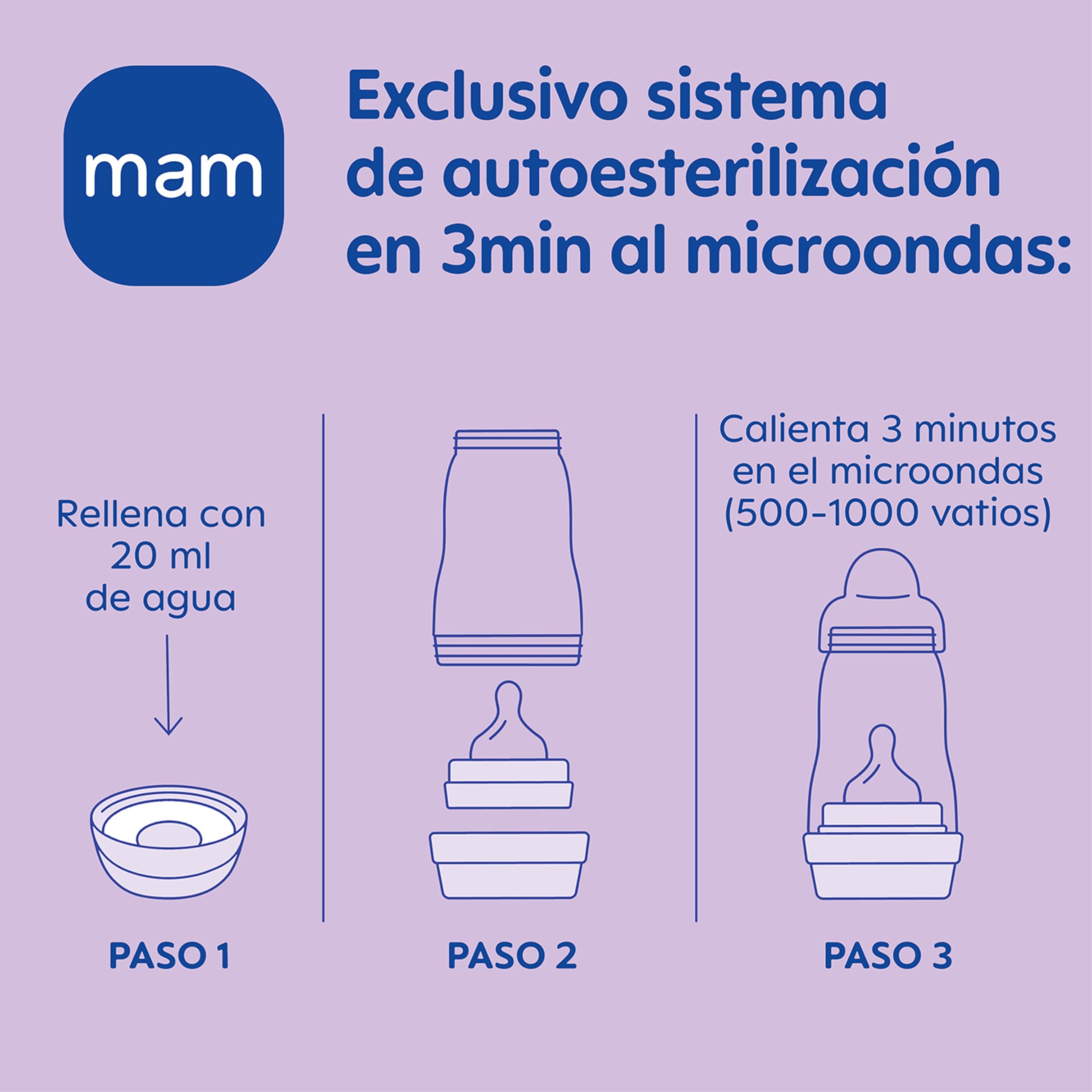 mam-easy-start-anti-colic-biber-n-320-ml-4-meses-rosa-mate-sistema-antic-licos-c image 5