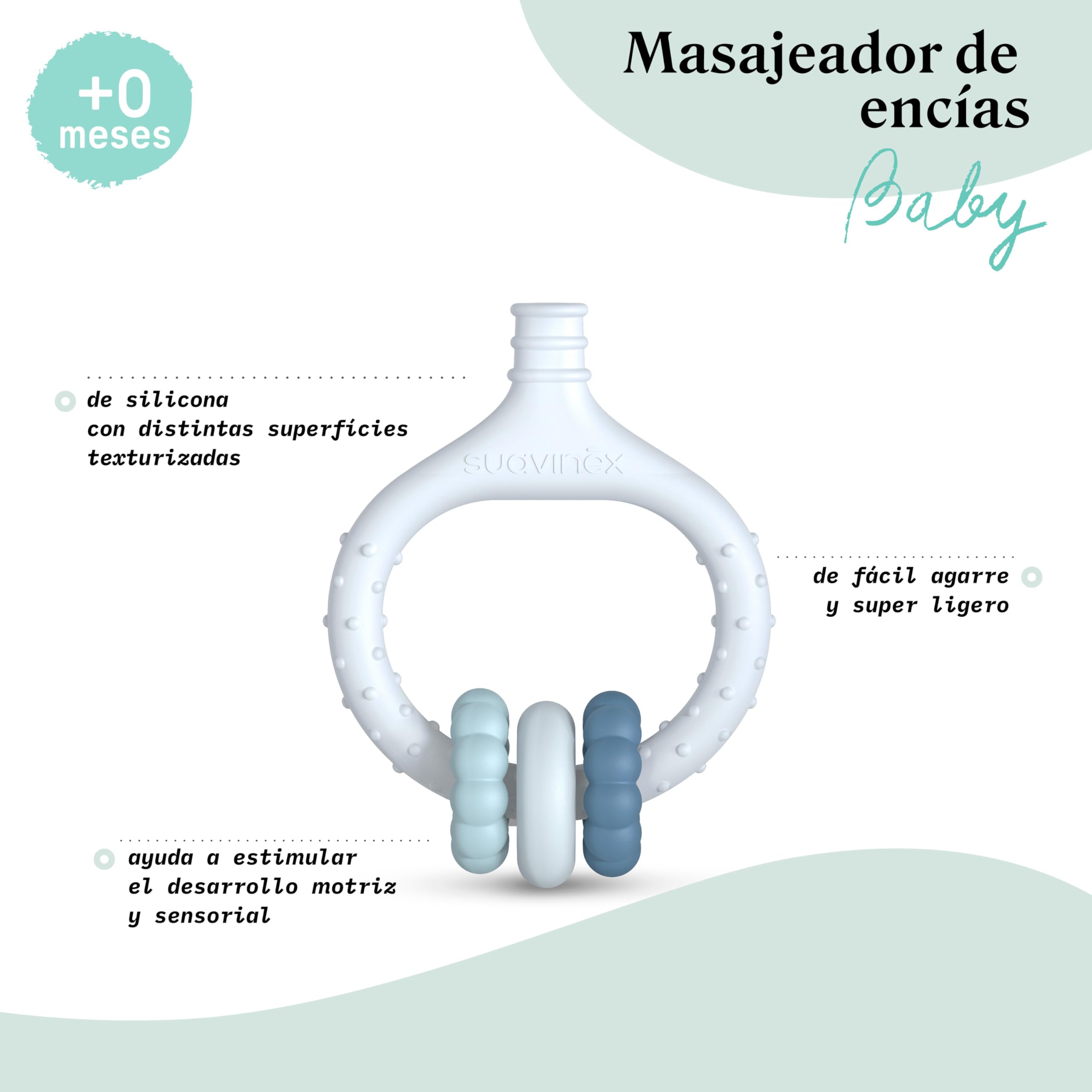 suavinex-masajeador-de-enc-as-de-silicona-mordedor-anillo-de-dentici-n-con-relie-2 image 4