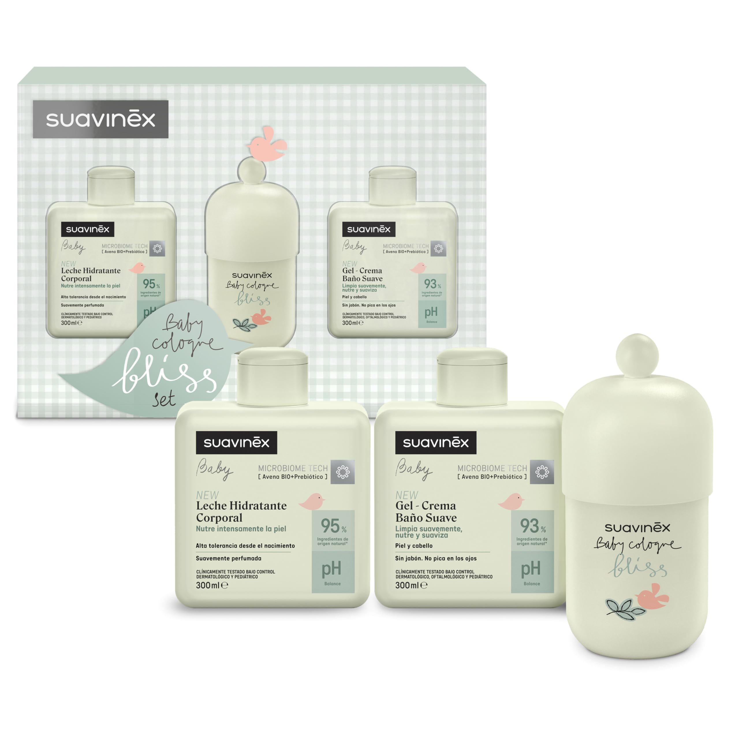 suavinex-pack-baby-cologne-bliss-colonia-100-ml-gel-crema-ba-o-300-ml-leche-hidr image 1