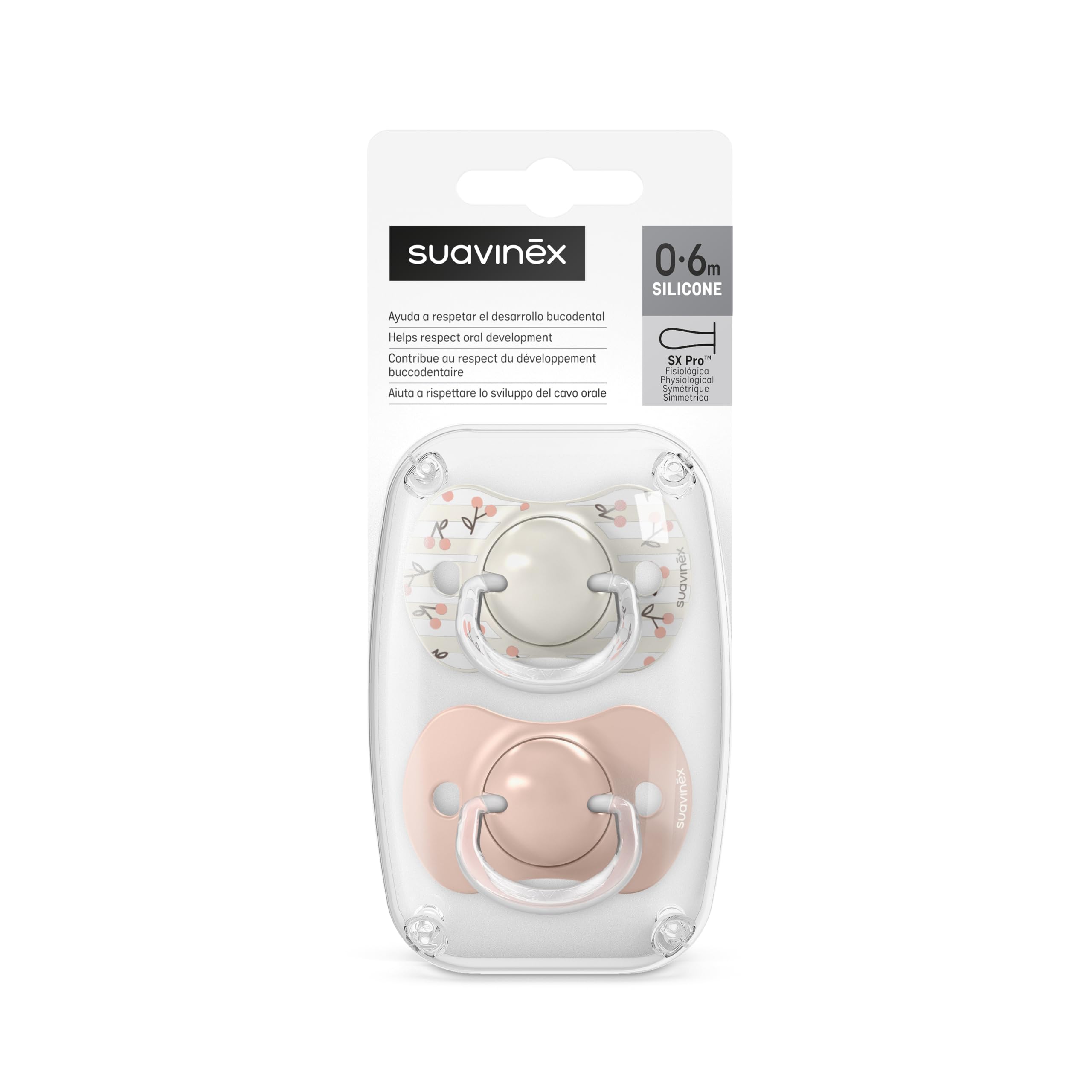 suavinex-pack-2-chupetes-sx-pro-0-6-meses-tetina-fisiol-gica-de-silicona-sim-tri image 5