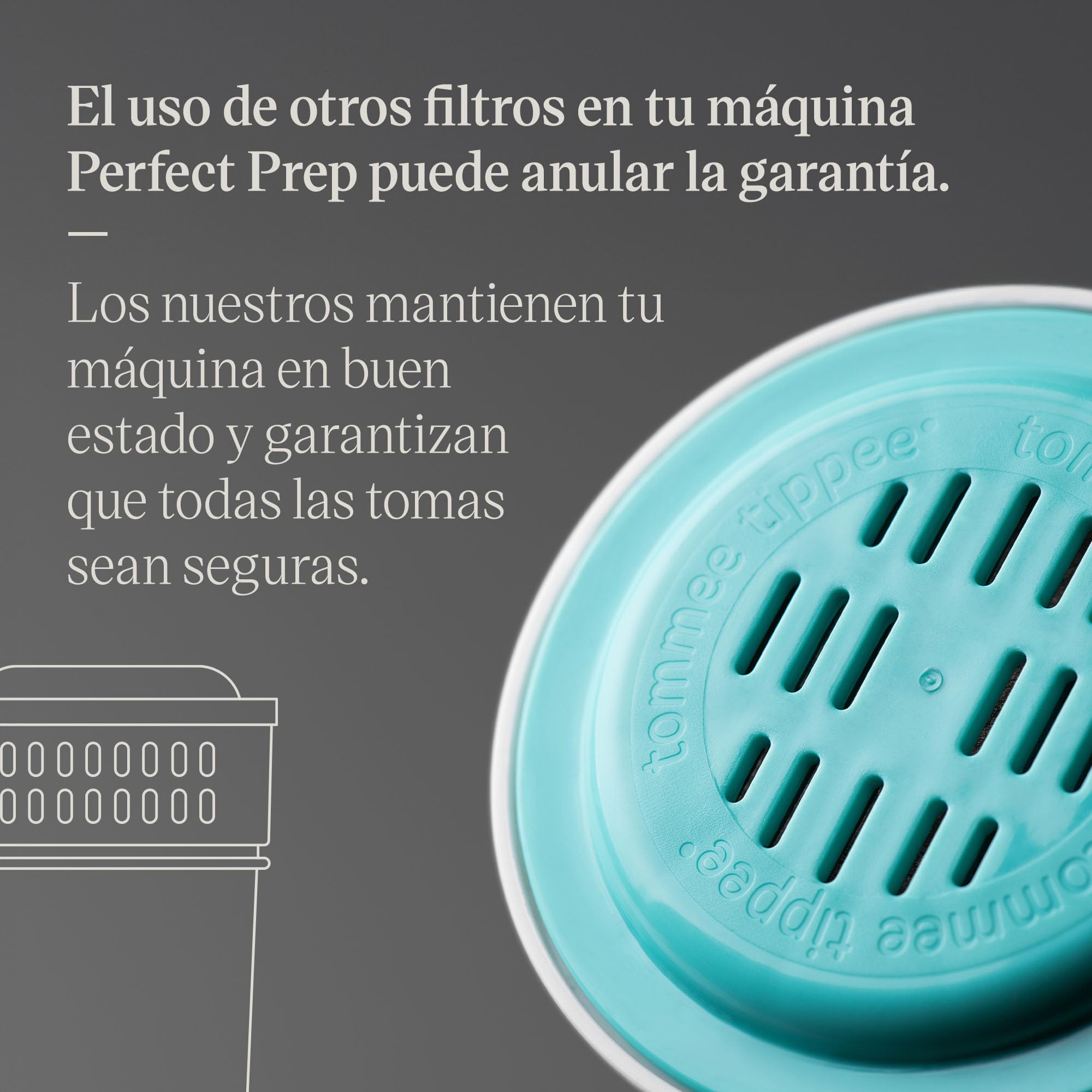 tommee-tippee-filtro-de-recambio-perfect-prep-pack-2-antibacteriano-con-membrana image 8