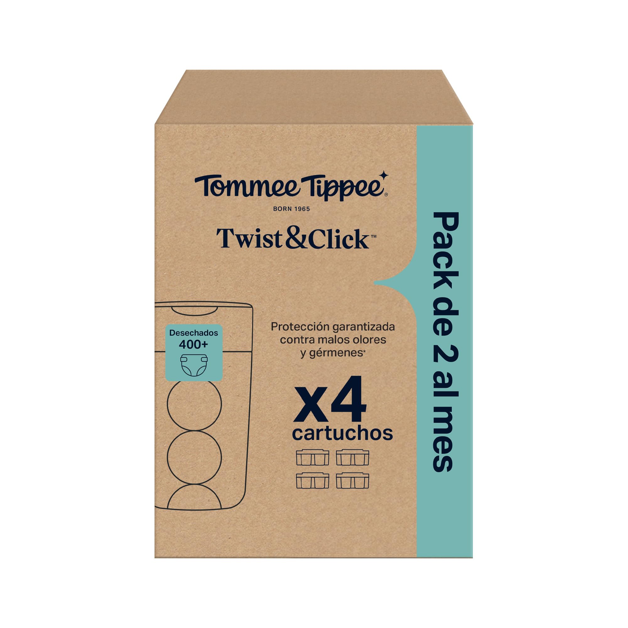 tommee-tippee-twist-click-pack-de-4-cartuchos-de-recambio-para-contenedor-de-pa- image 2