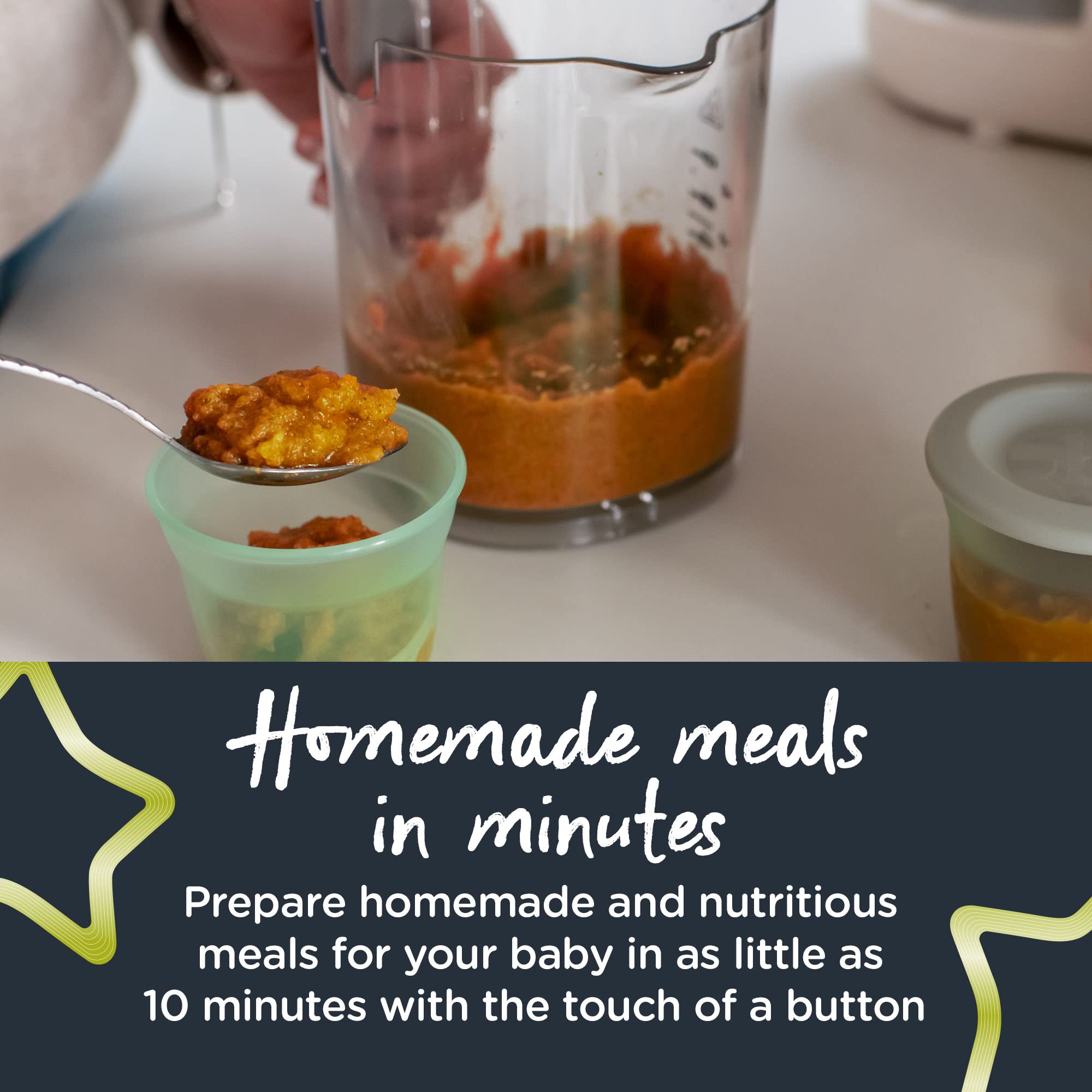 tommee-tippee-quick-cook-6-en-1-robot-cocina-para-beb-s-cocina-al-vapor-lic-a-pi image 4