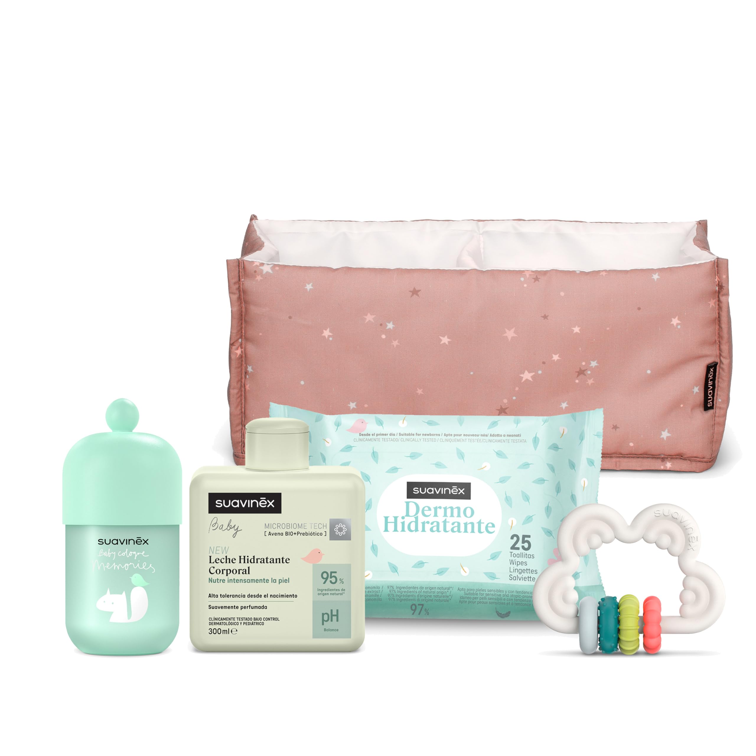 suavinex-canastilla-regalo-beb-reci-n-nacido-rosa-con-organizador-leche-hidratan image 1