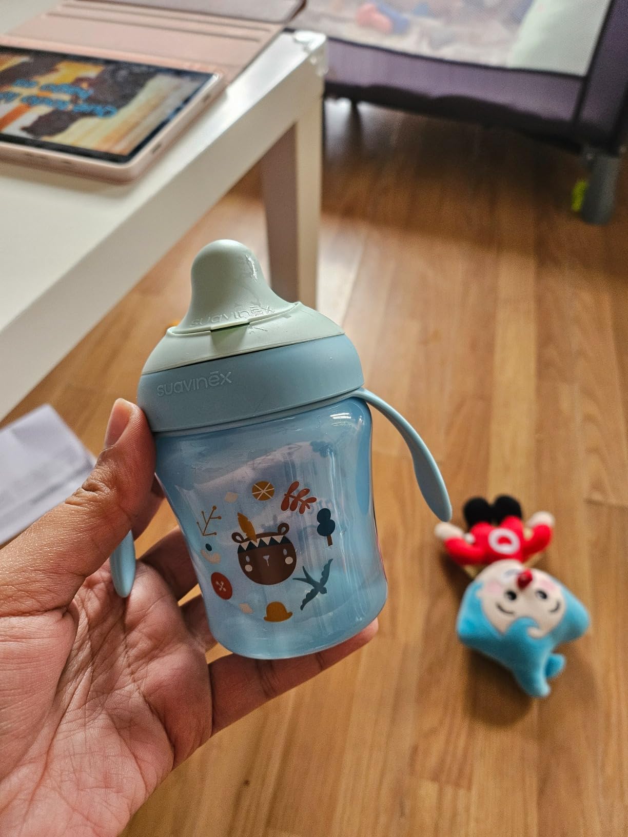 Transición perfecta del biberón al vaso