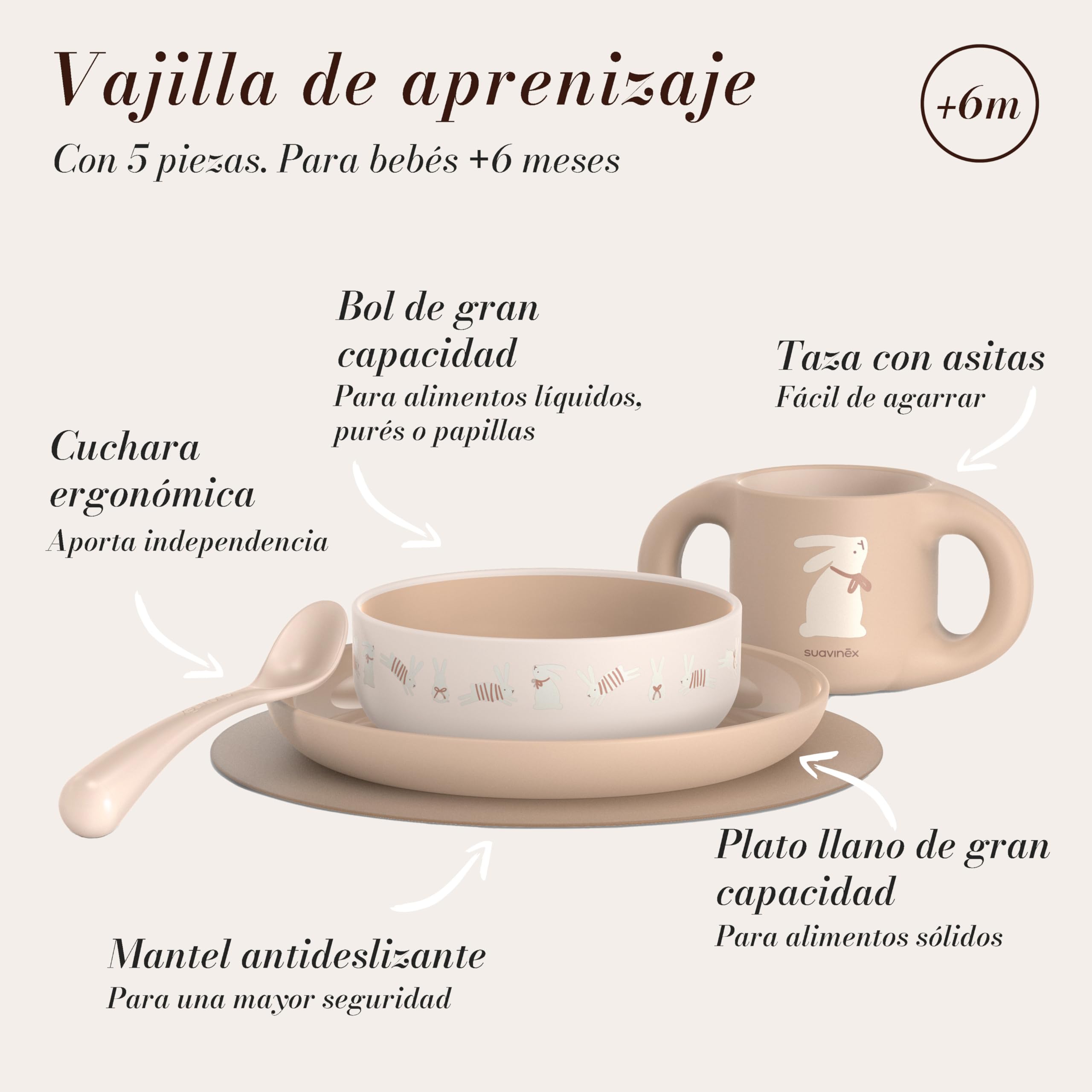 suavinex-vajilla-de-aprendizaje-beb-6-meses-5-piezas-irrompibles-aptas-lavavajil image 4