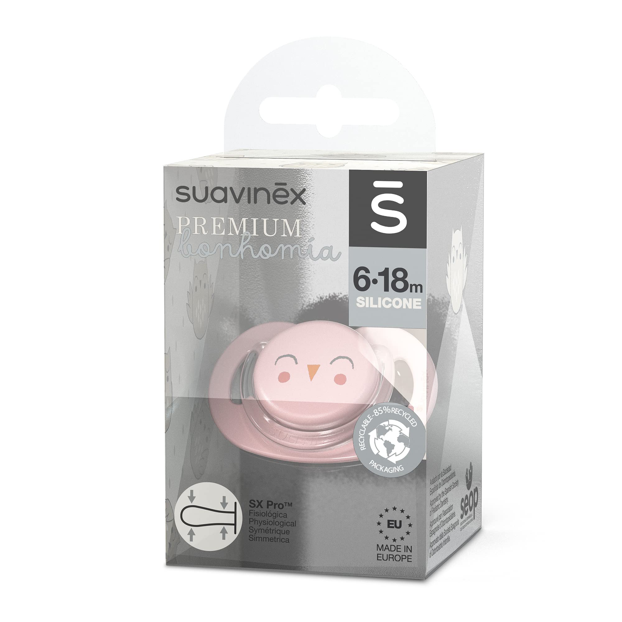suavinex-chupete-premium-6-18-meses-tetina-fisiol-gica-silicona-sx-pro-m-s-plana image 5