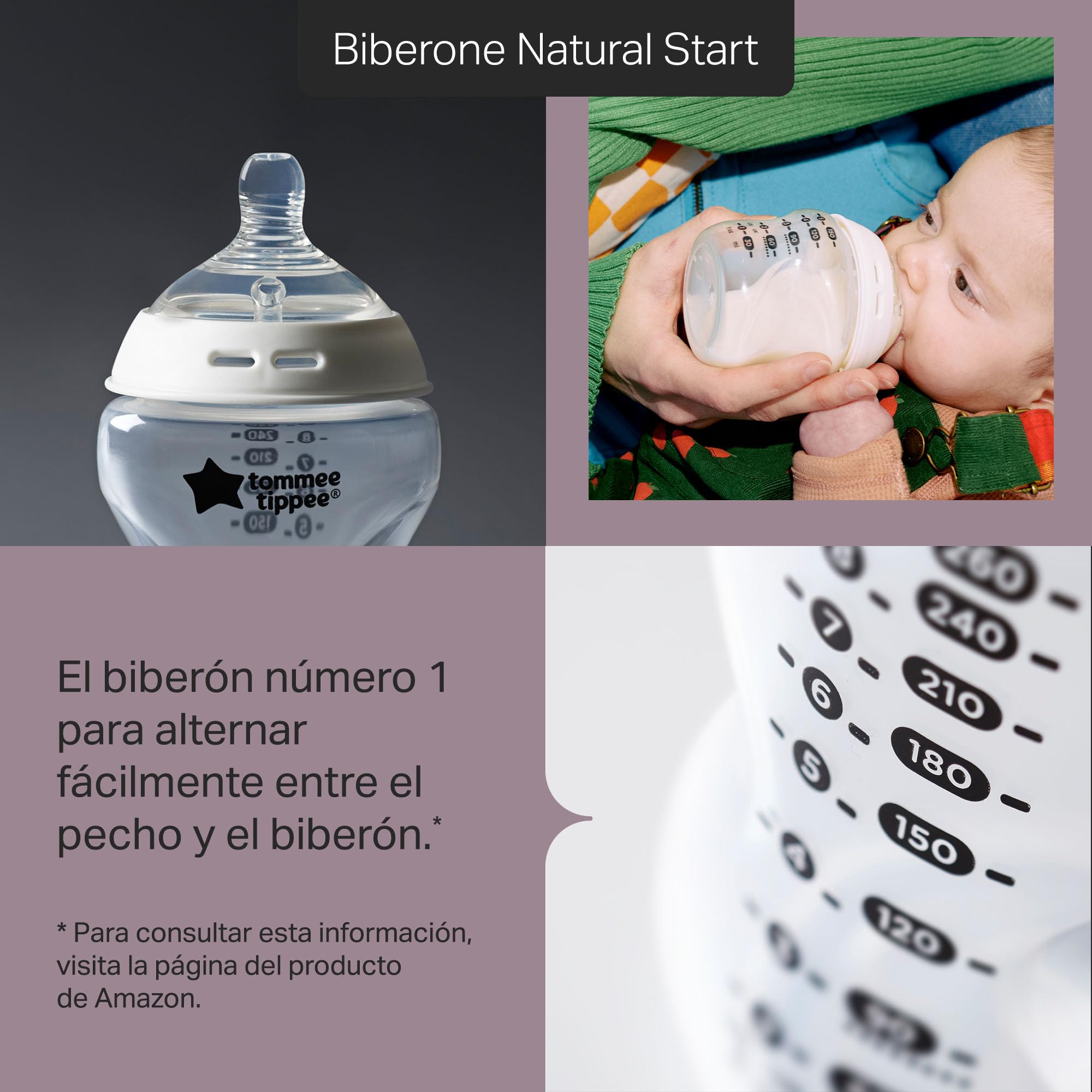 tommee-tippee-set-natural-start-11-piezas-biberones-150-ml-y-260-ml-con-autoeste image 4