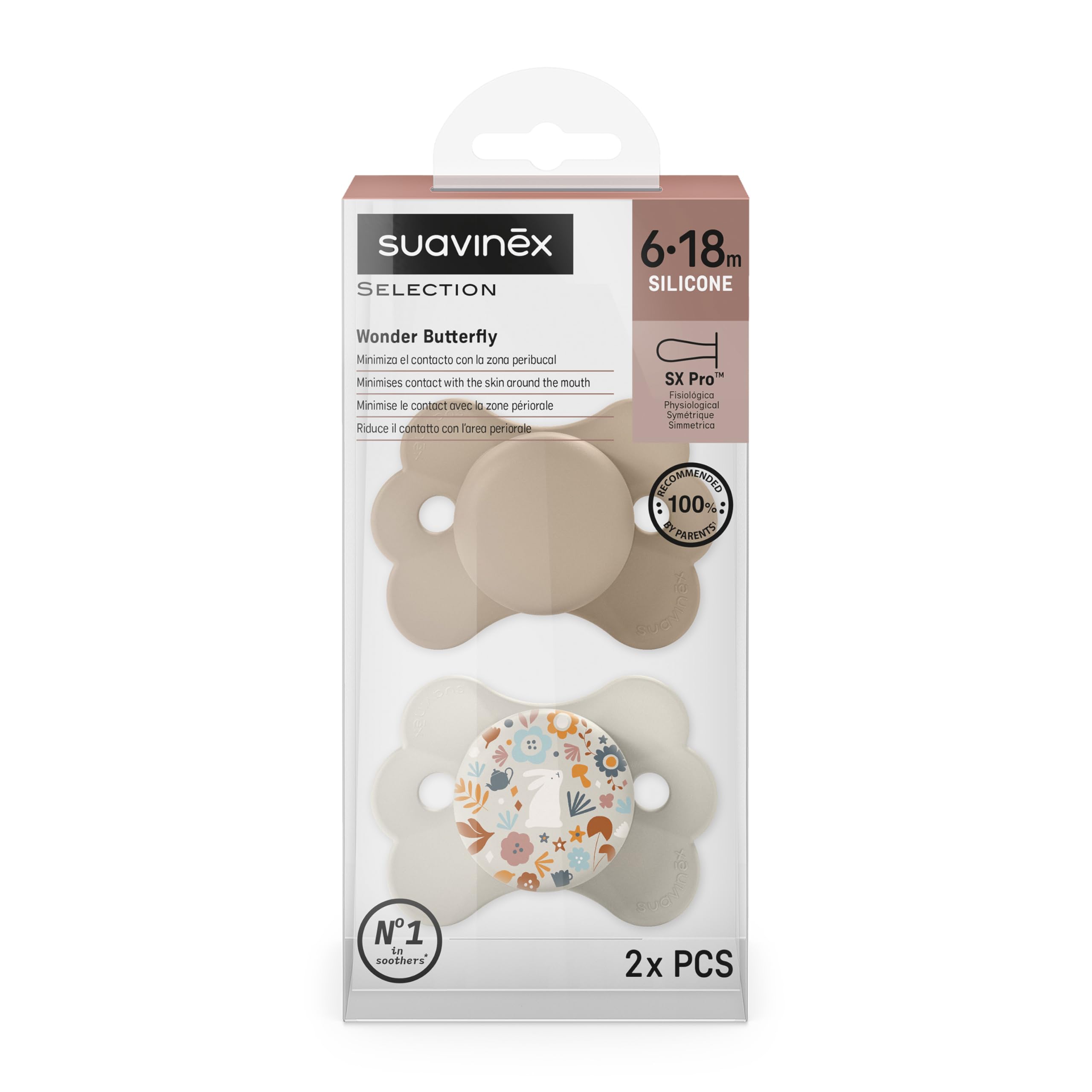 suavinex-sx-pro-wonderland-pack-de-2-chupetes-con-tetina-fisiol-gica-de-silicona image 3