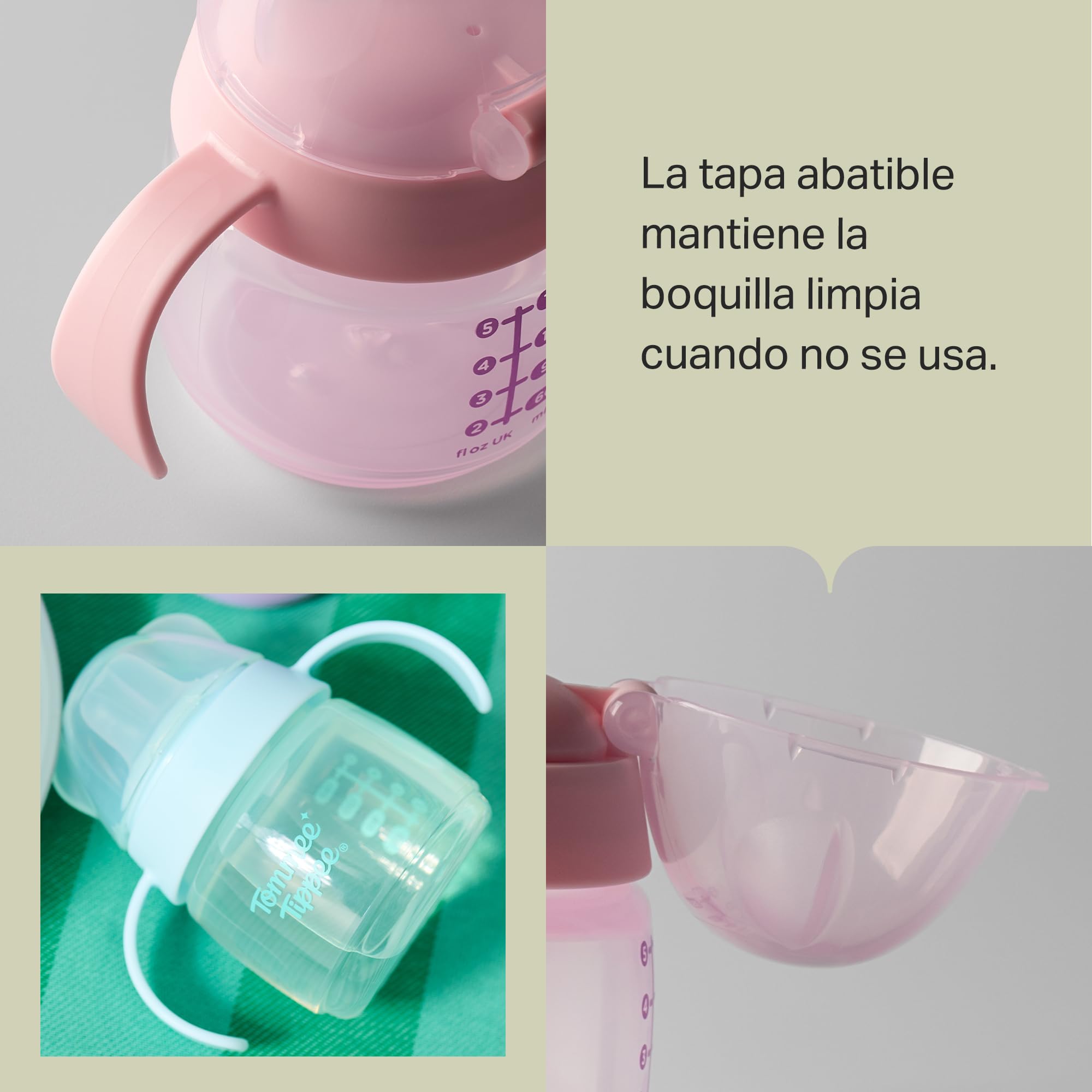 tommee-tippee-vaso-de-transici-n-con-boquilla-150-ml-pack-de-2-antiderrames-boqu image 6