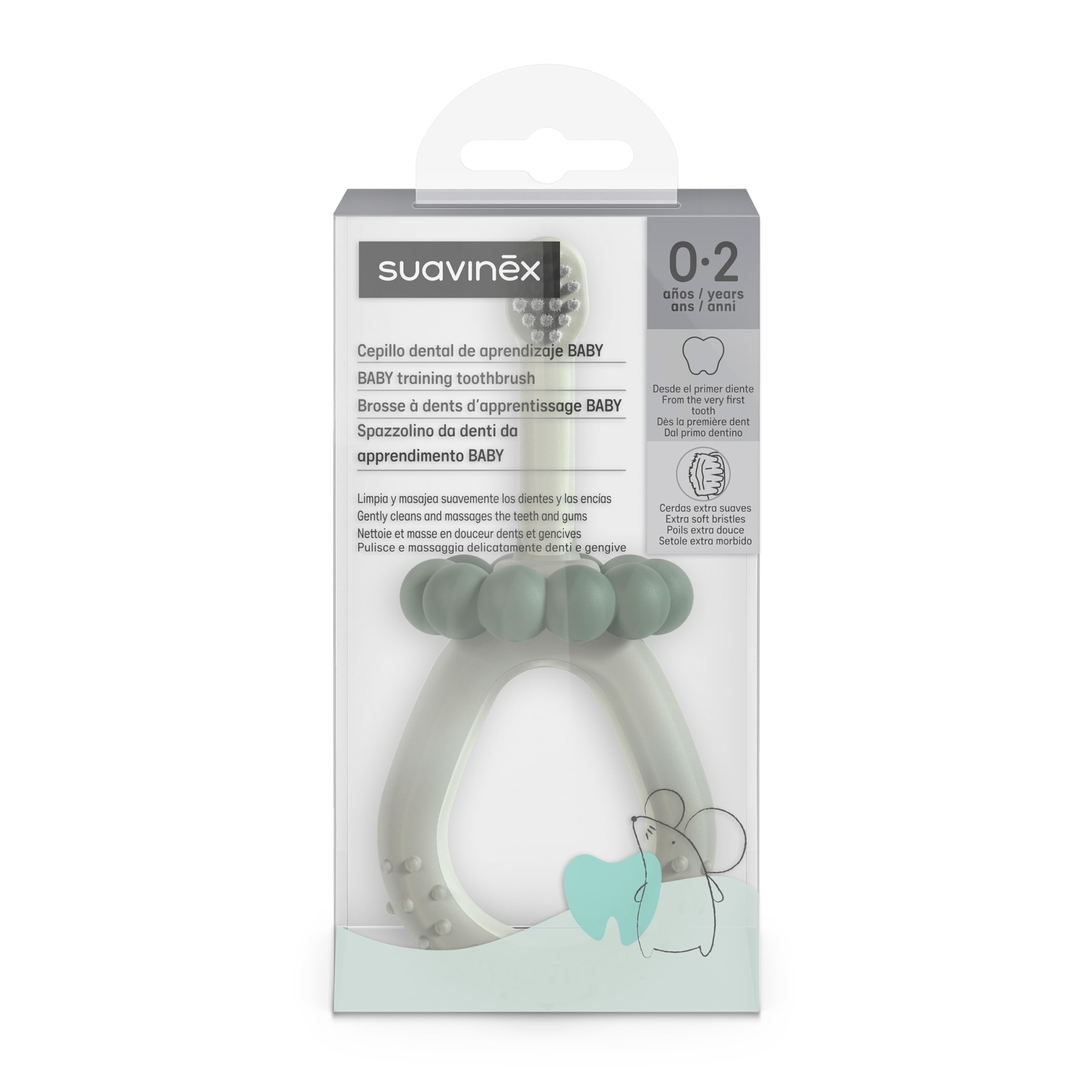 suavinex-cepillo-de-dientes-para-beb-0-2-a-os-cerdas-s-per-suaves-pbt-tope-de-se image 3