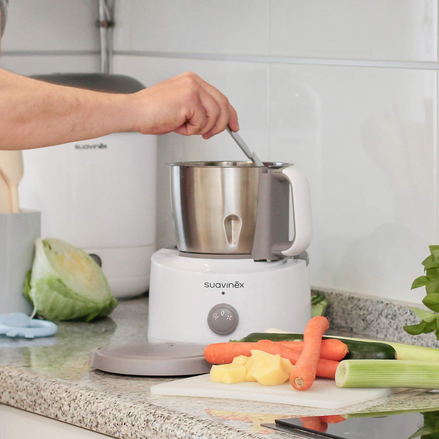 suavinex-robot-de-cocina-baby-i3-5-en-1-cocina-al-vapor-tritura-calienta-descong image 6