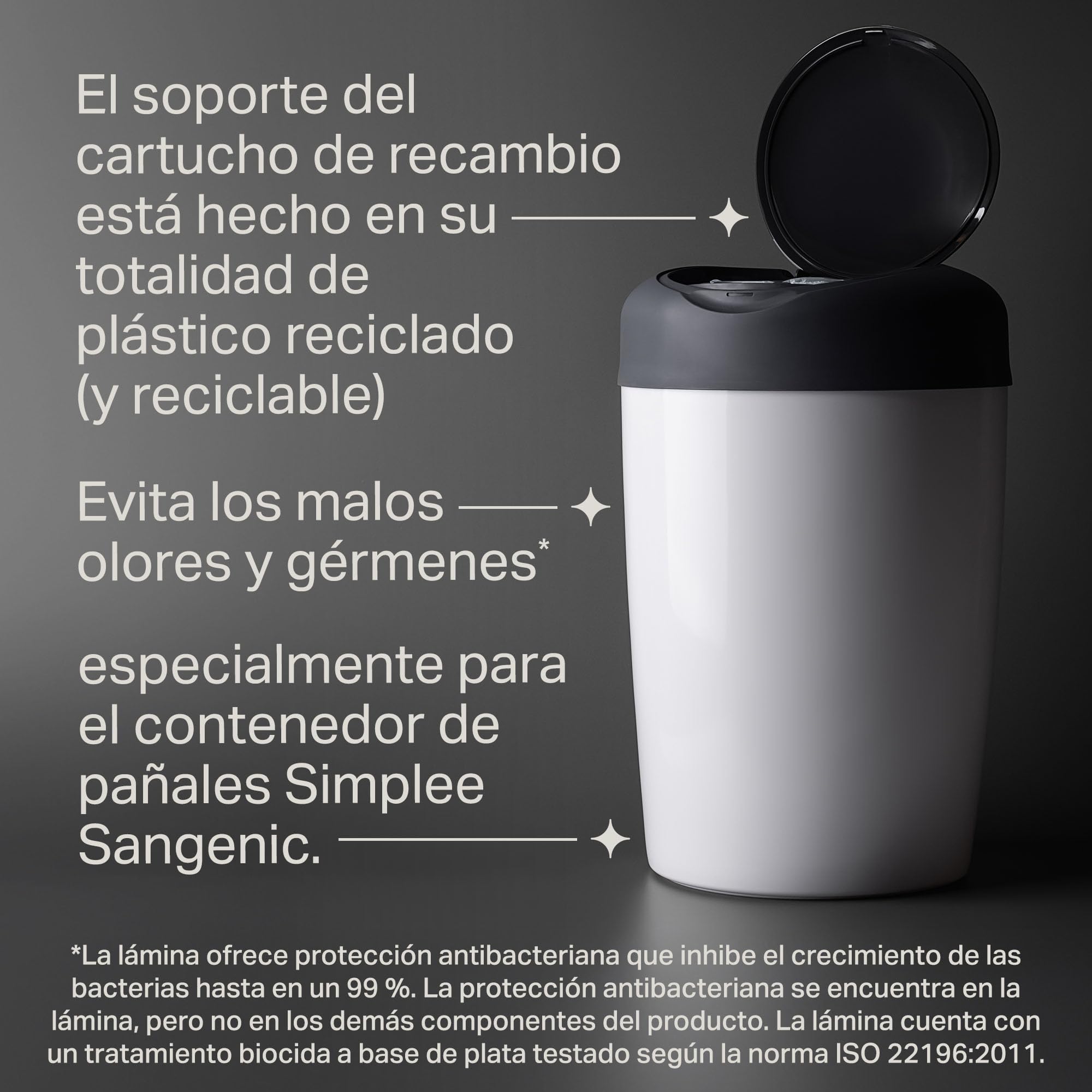 tommee-tippee-simplee-recambio-para-contenedor-de-pa-ales-sangenic-pack-de-3-cas image 5