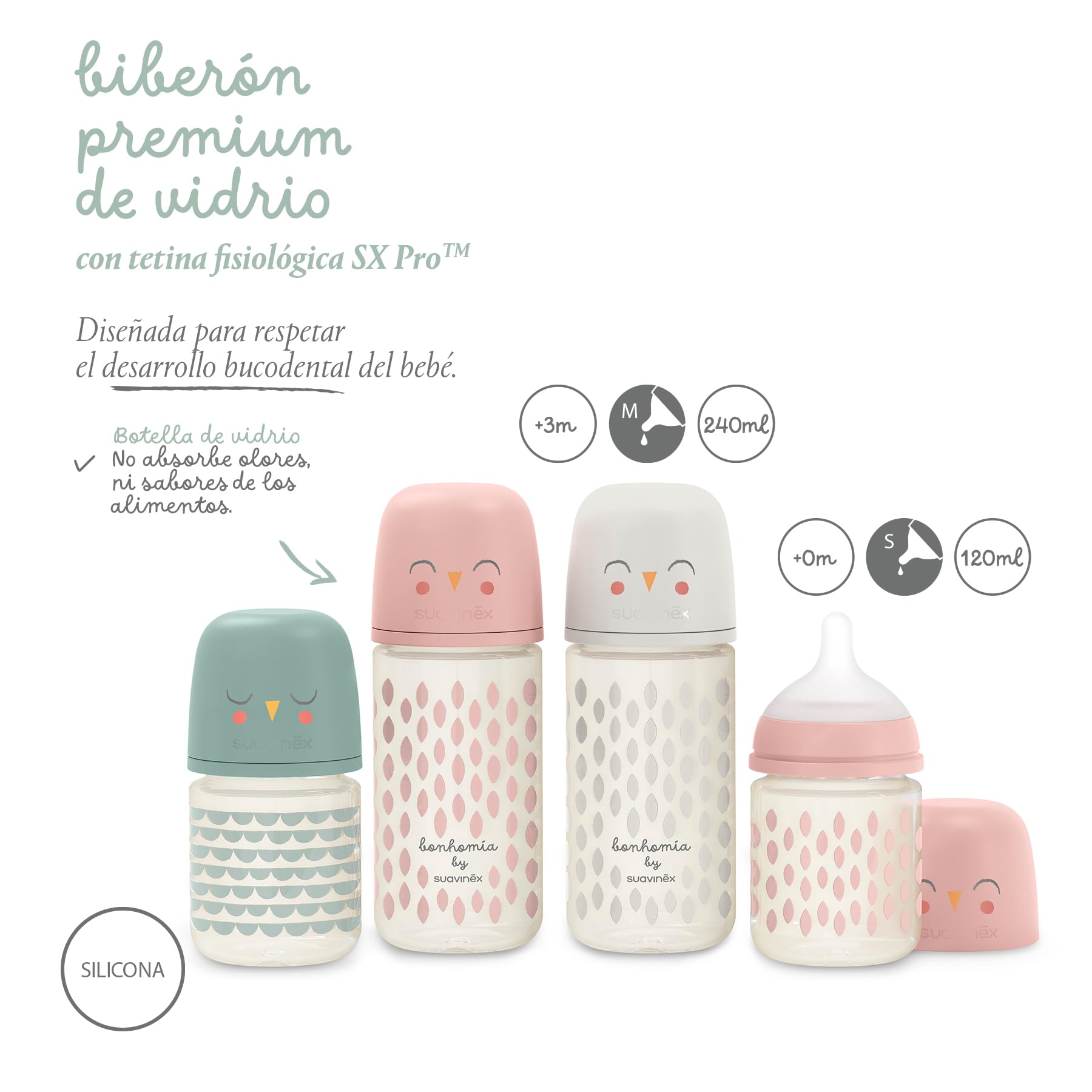 suavinex-bonhomia-rosa-pack-2-biberones-de-vidrio-antic-licos-con-tetina-fisiol- image 6