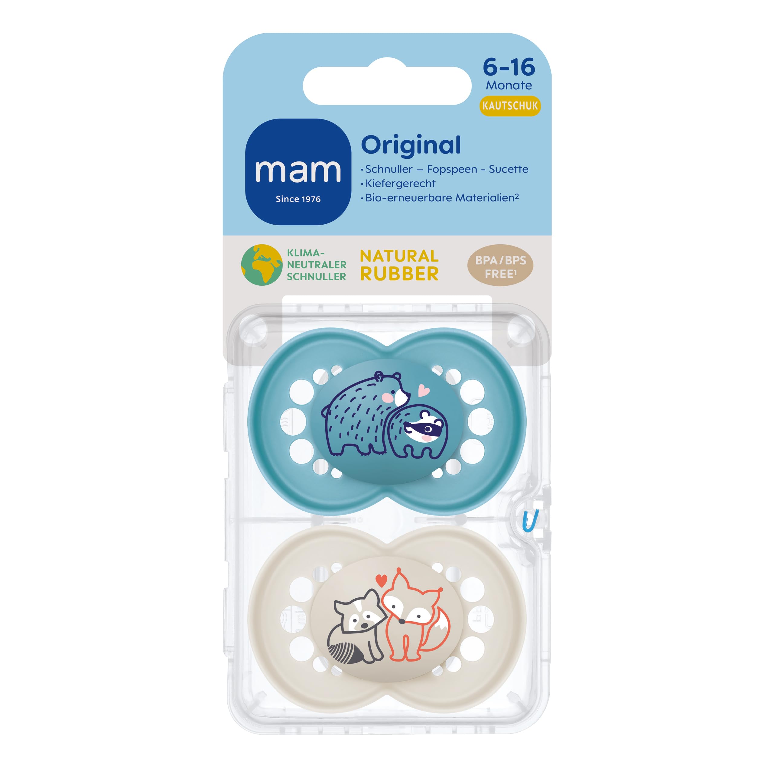 mam-original-chupetes-de-l-tex-natural-pack-de-2-con-tetina-sim-trica-6-16-meses image 2