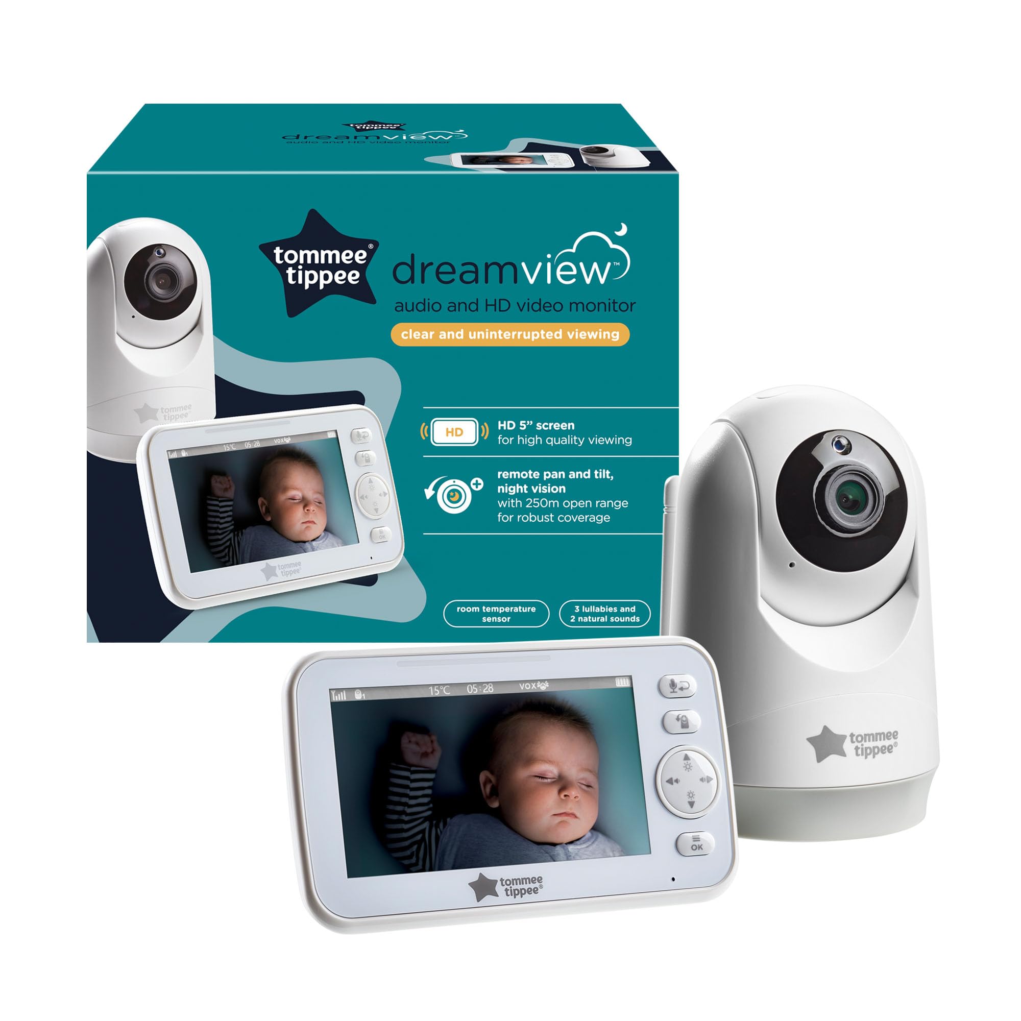 tommee-tippee-dreamview-monitor-de-beb-de-audio-y-v-deo-hd-con-c-mara-pan-tilt-v image 2