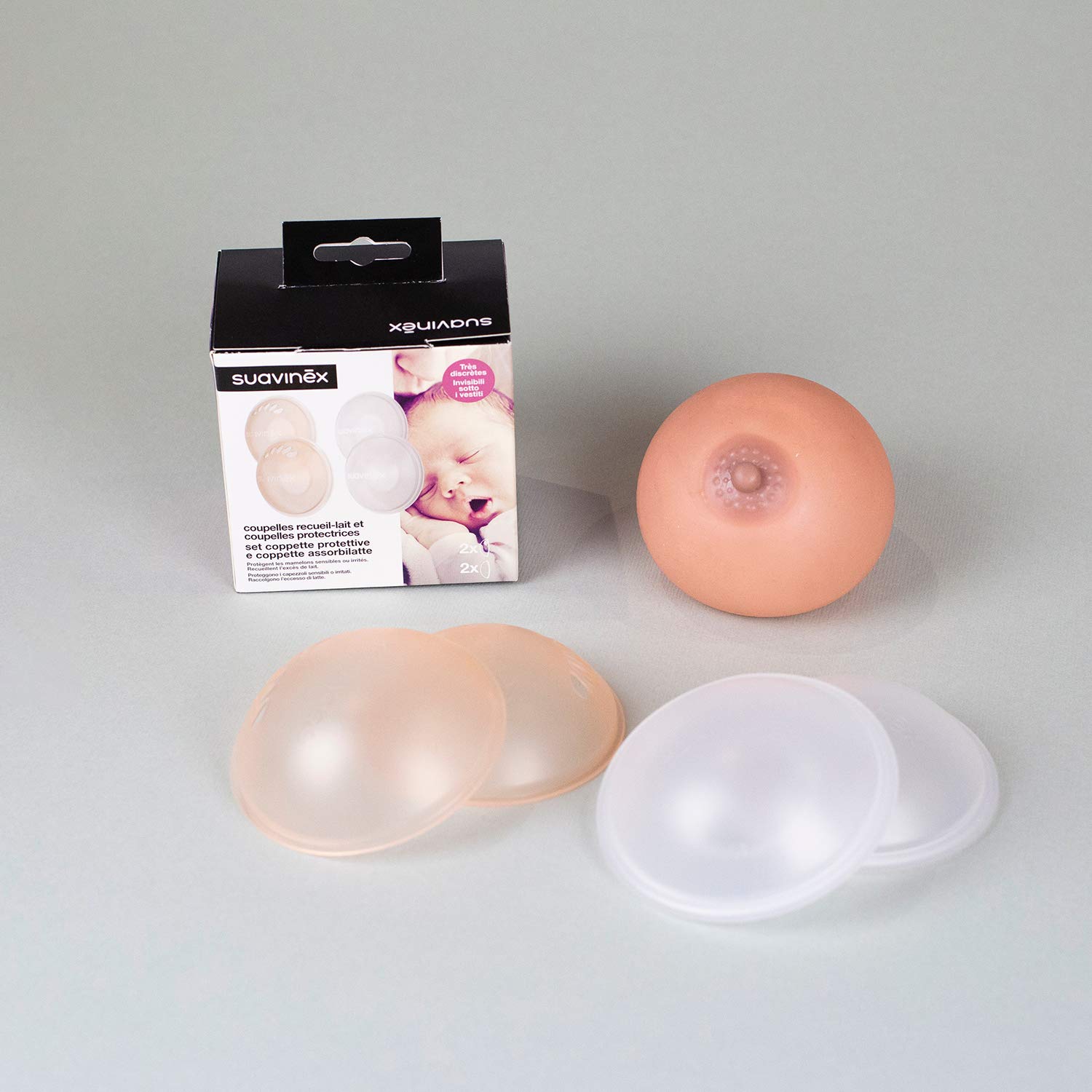 suavinex-set-4-conchas-de-lactancia-2-recolectoras-de-leche-materna-2-protectora image 5