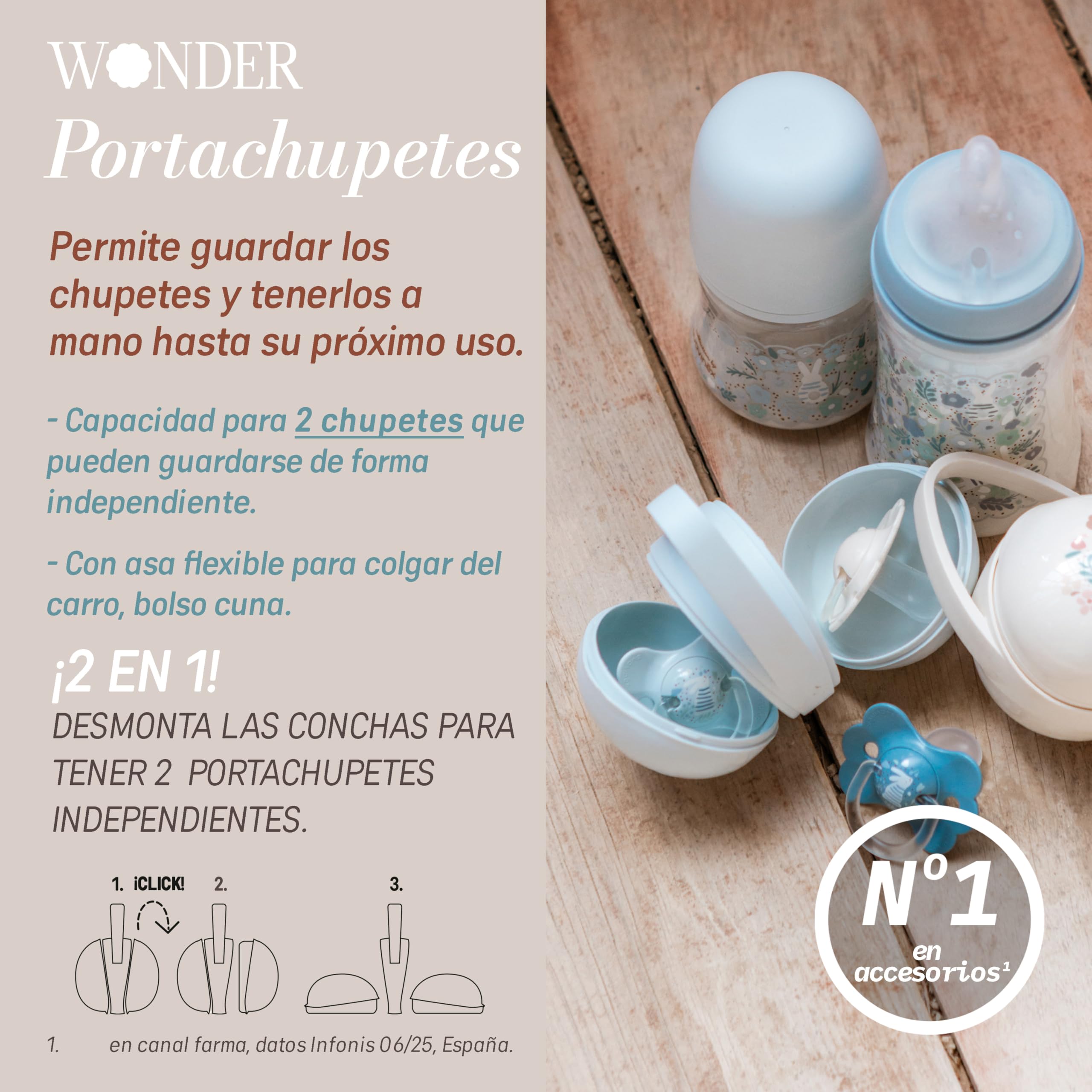 suavinex-portachupetes-duo-wonder-azul-conejitos-caja-portachupetes-para-2-chupe image 3